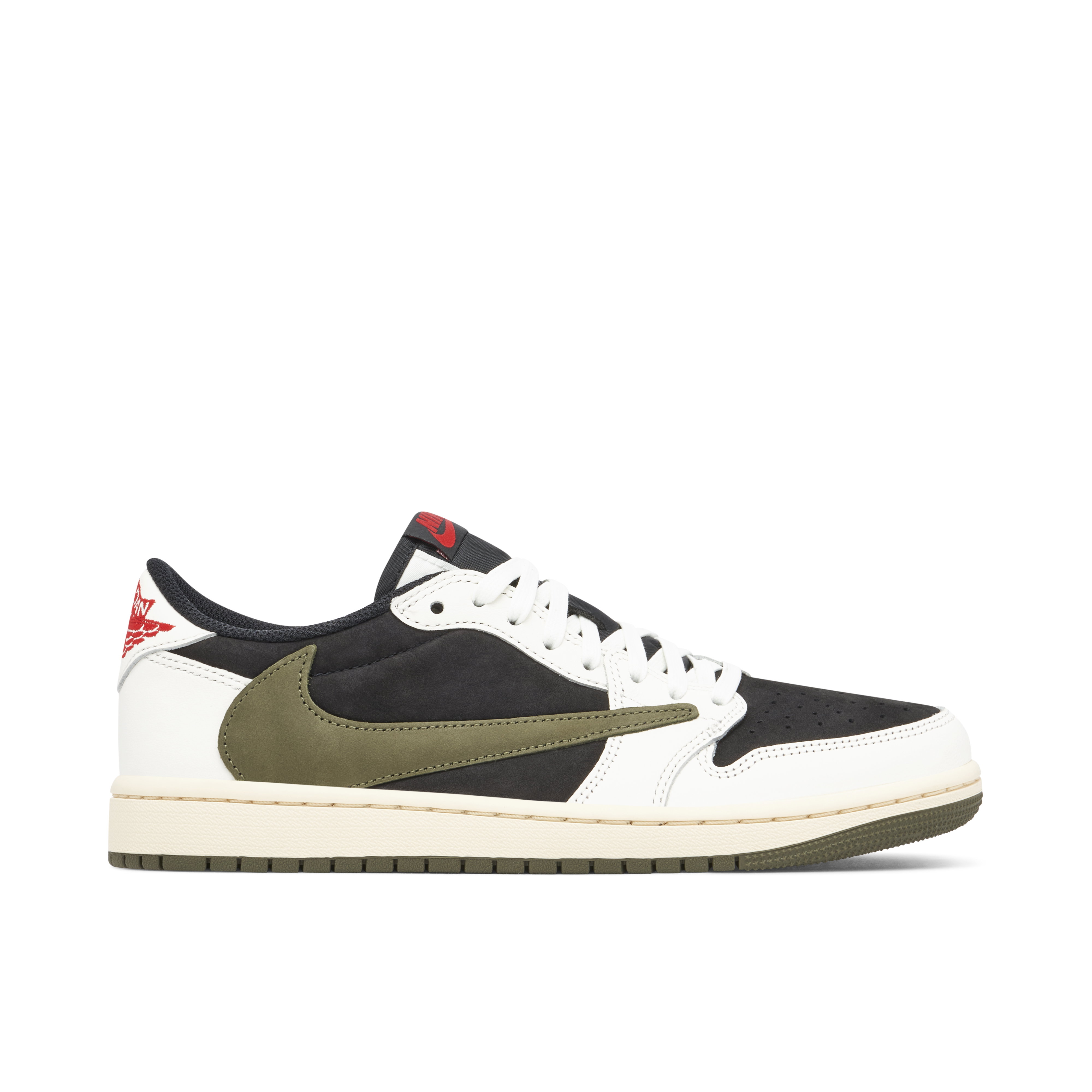 Air Jordan 1 Low OG SP x Travis Scott Olive Womens | DZ4137-106