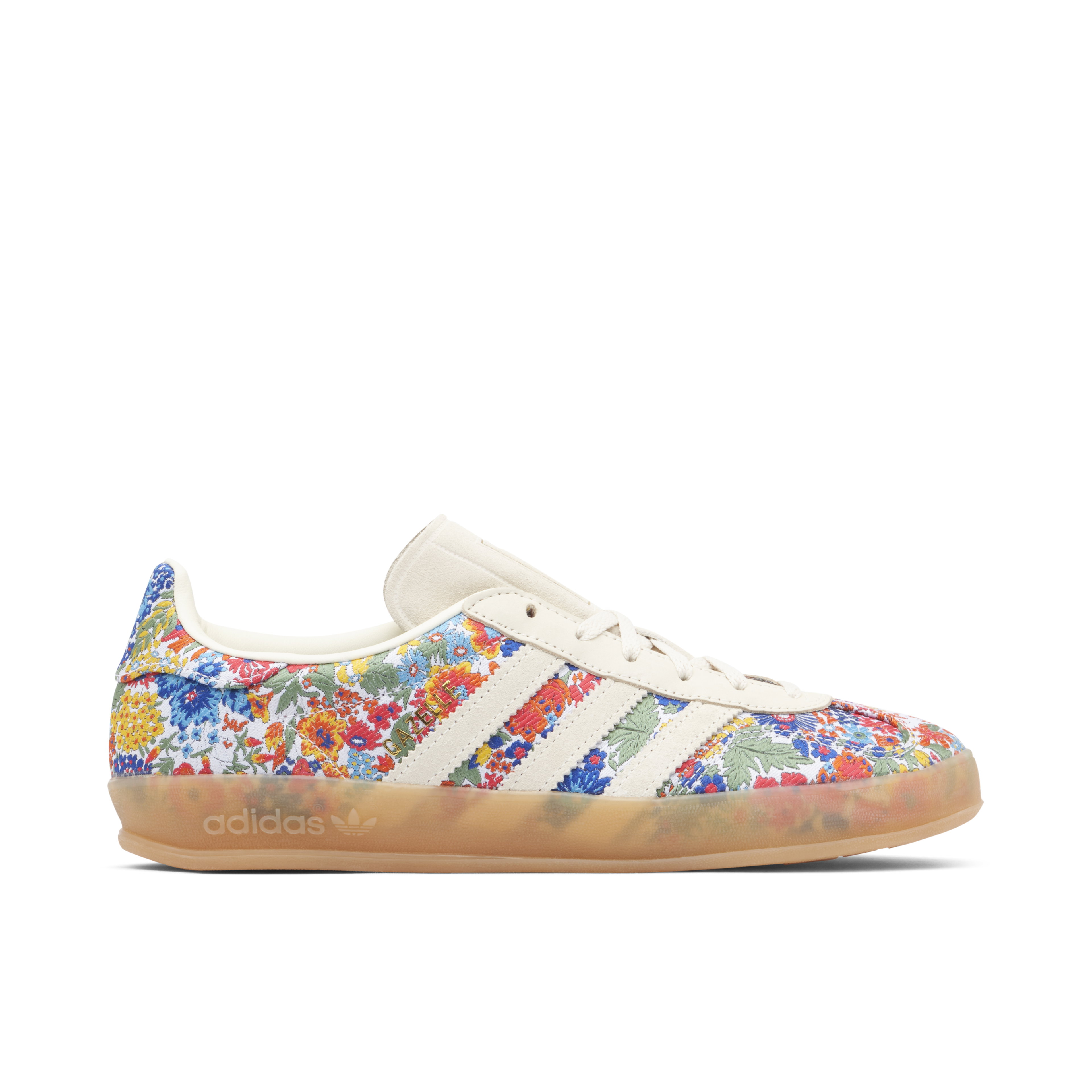 Adidas Gazelle Indoor Liberty London Floral Embroidery Womens