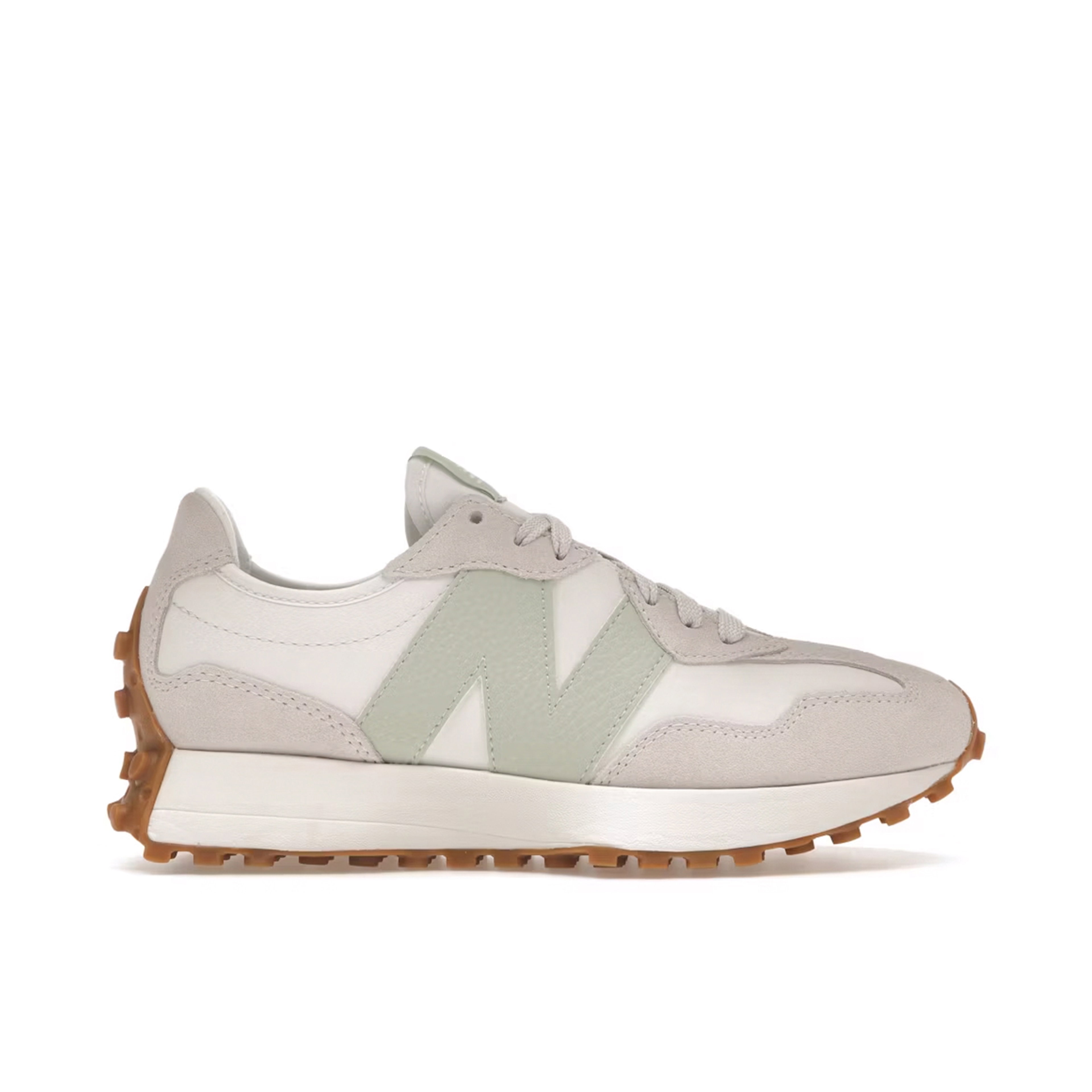 New Balance 327 Moonbeam Silver Moss Womens