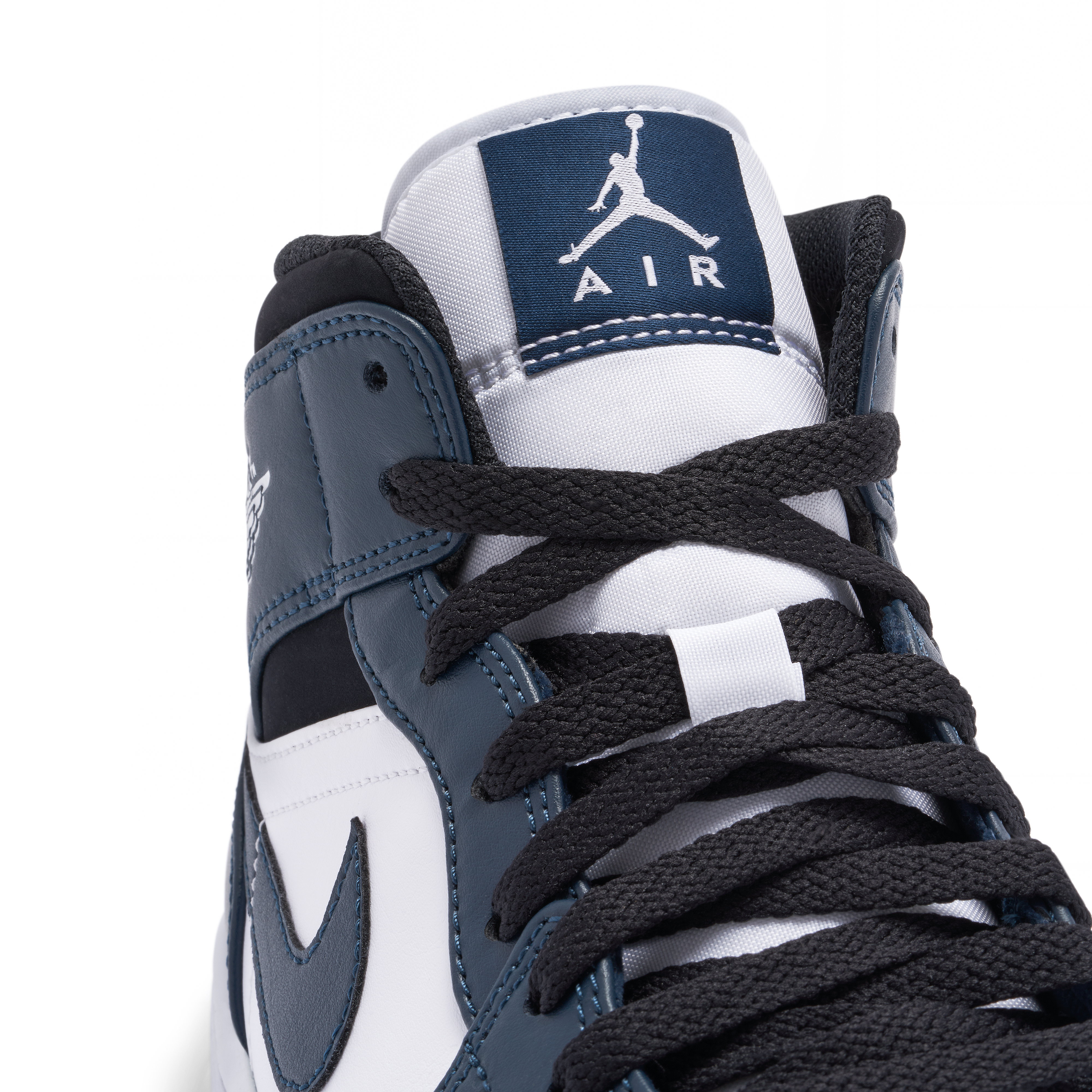 靴/バッグ NIKE AIR JORDAN 1 MID "BLACK/BLUE" Nike Air Jordan 1 Mid Shoes 