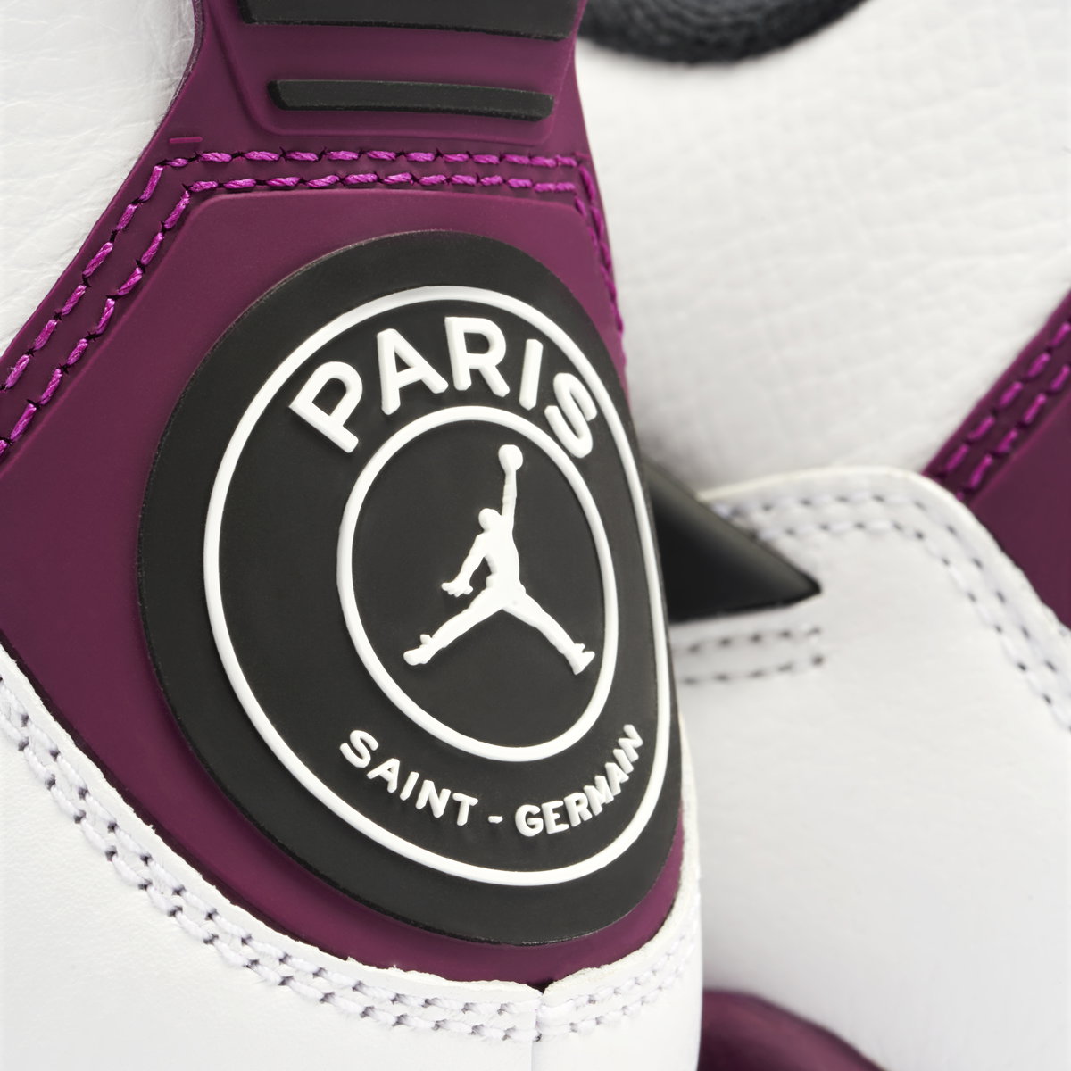 Air Jordan 4 x PSG White Neutral Grey Bordeaux | CZ5624-100 | Laced