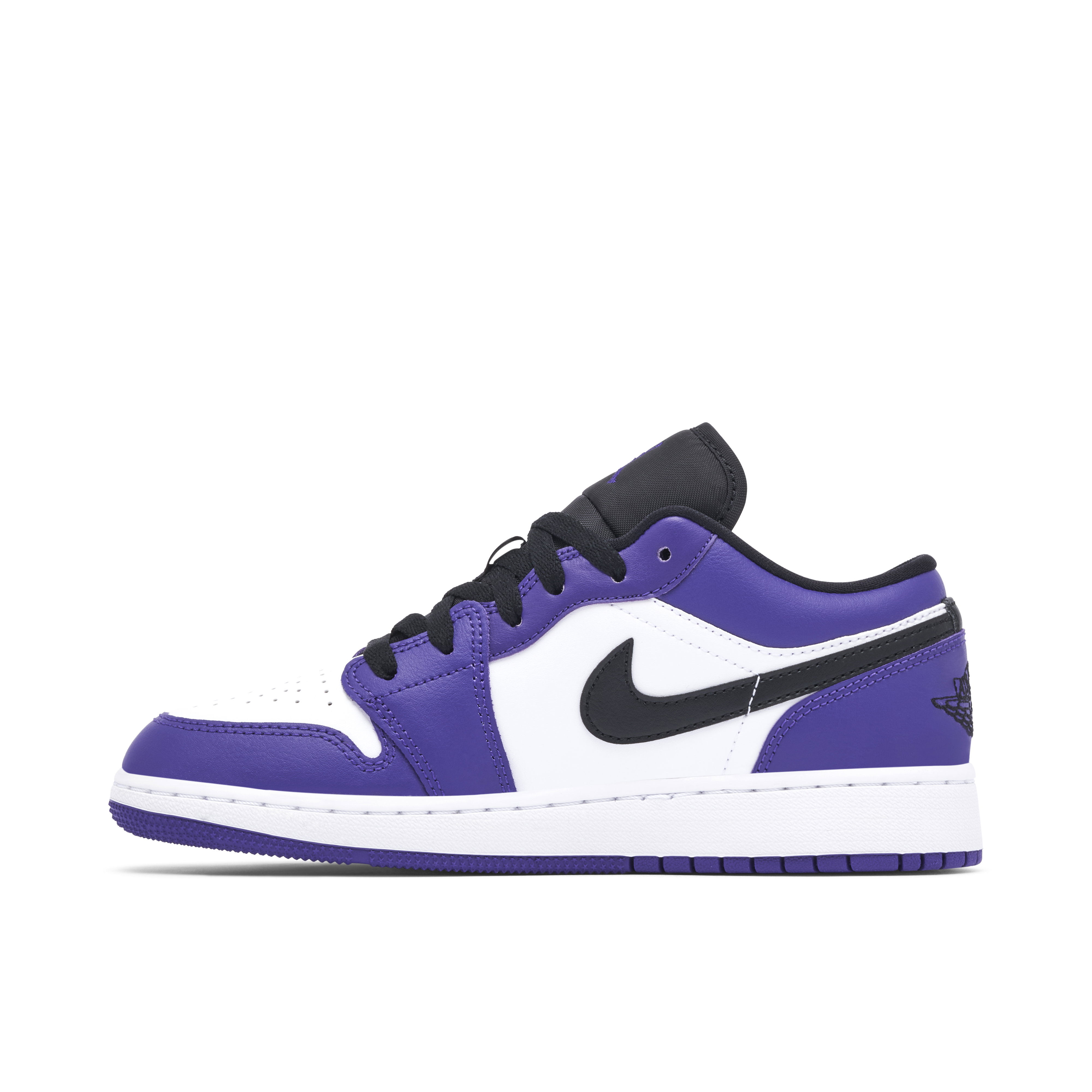 Air Jordan 1 Low GS Court Purple White | 553560-500 | Laced