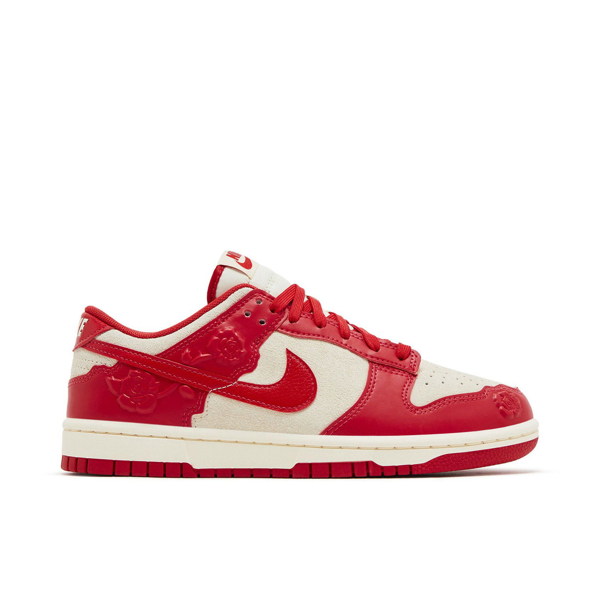 Red Dunks With Roses Nike Dunk Low Red Roses Womens | HF1986-100 | Laced