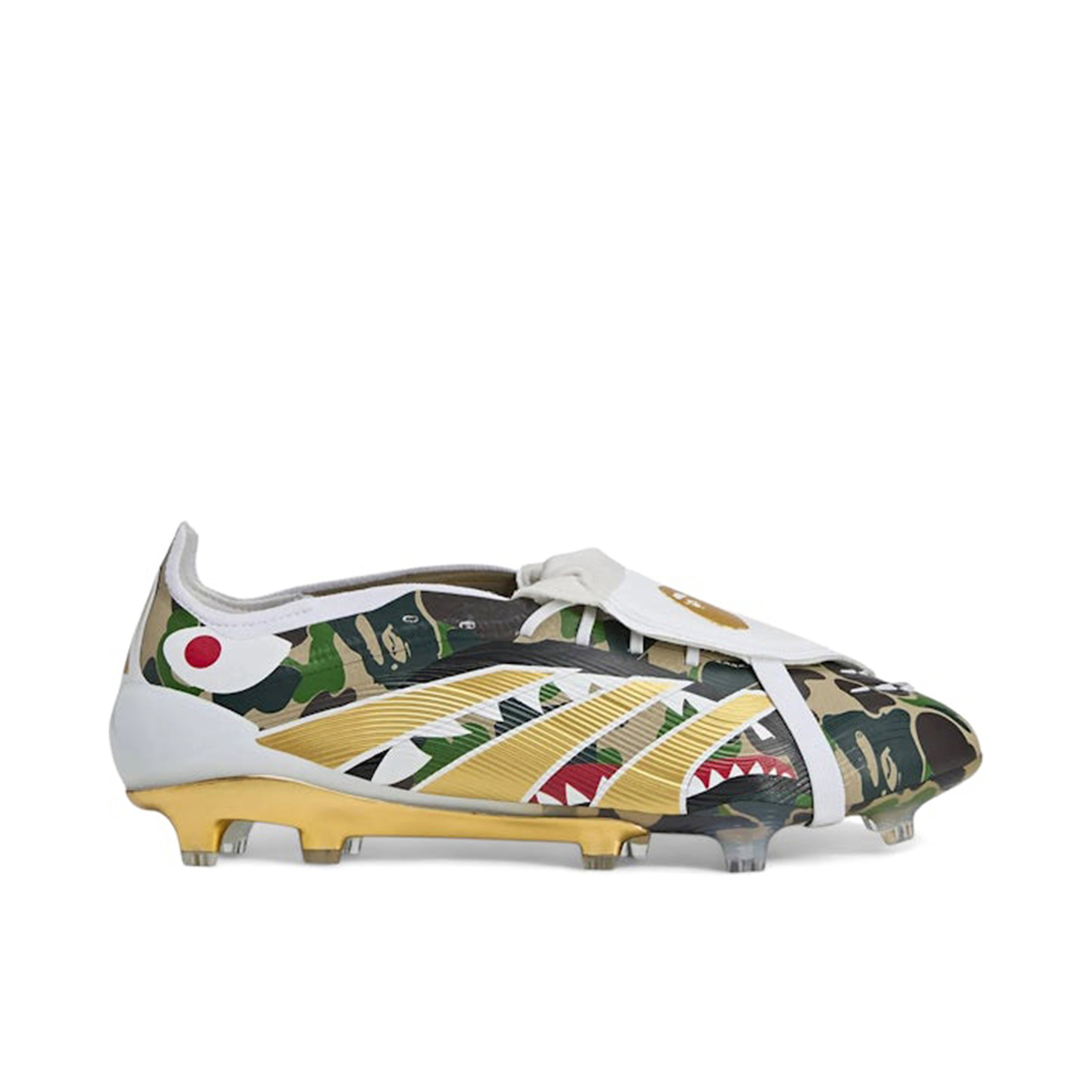 Adidas Predator Elite Foldover Tongue FG Bape Green Camo | JS3104