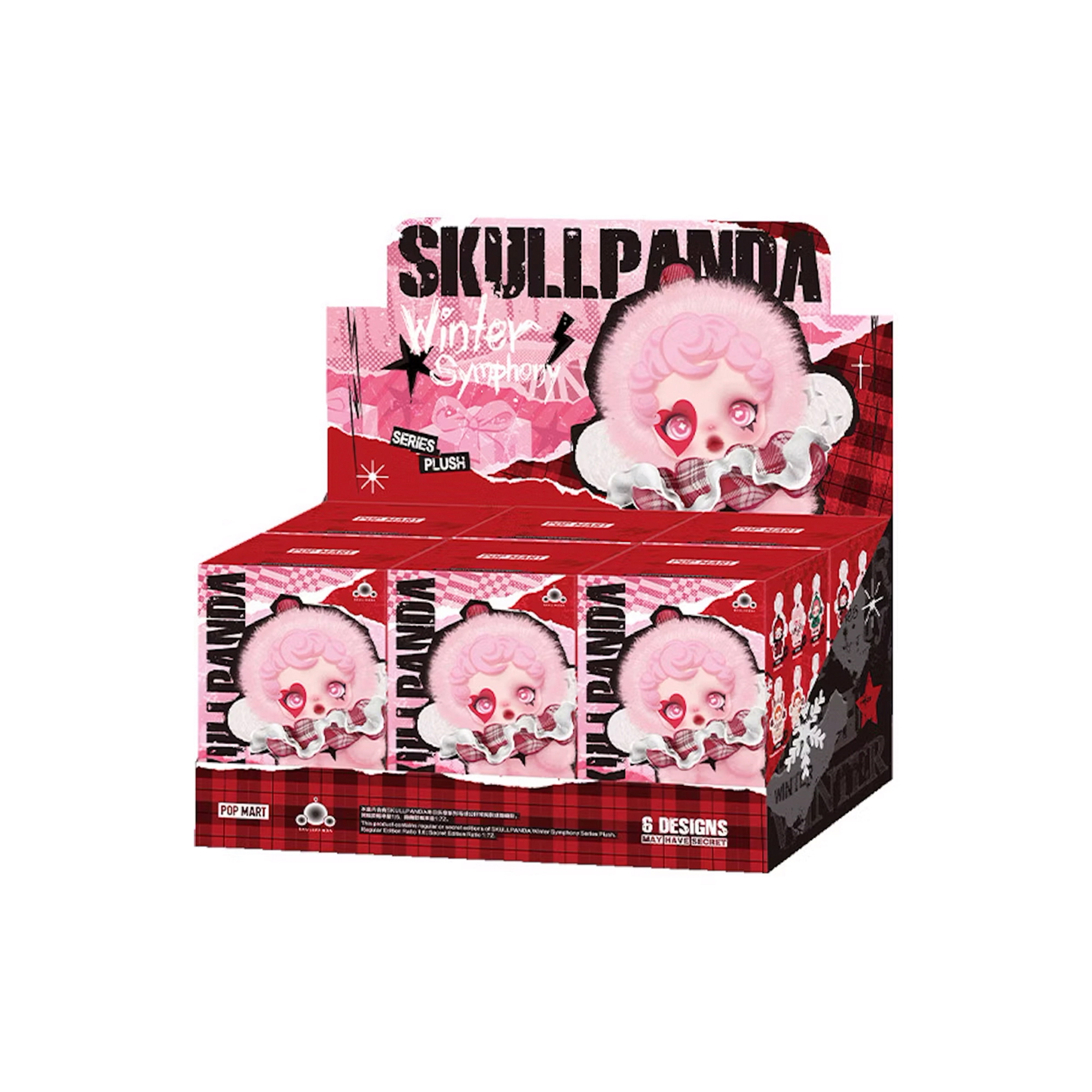 Pop Mart SKULLPANDA Winter Symphony Series Vinyl Face Plush