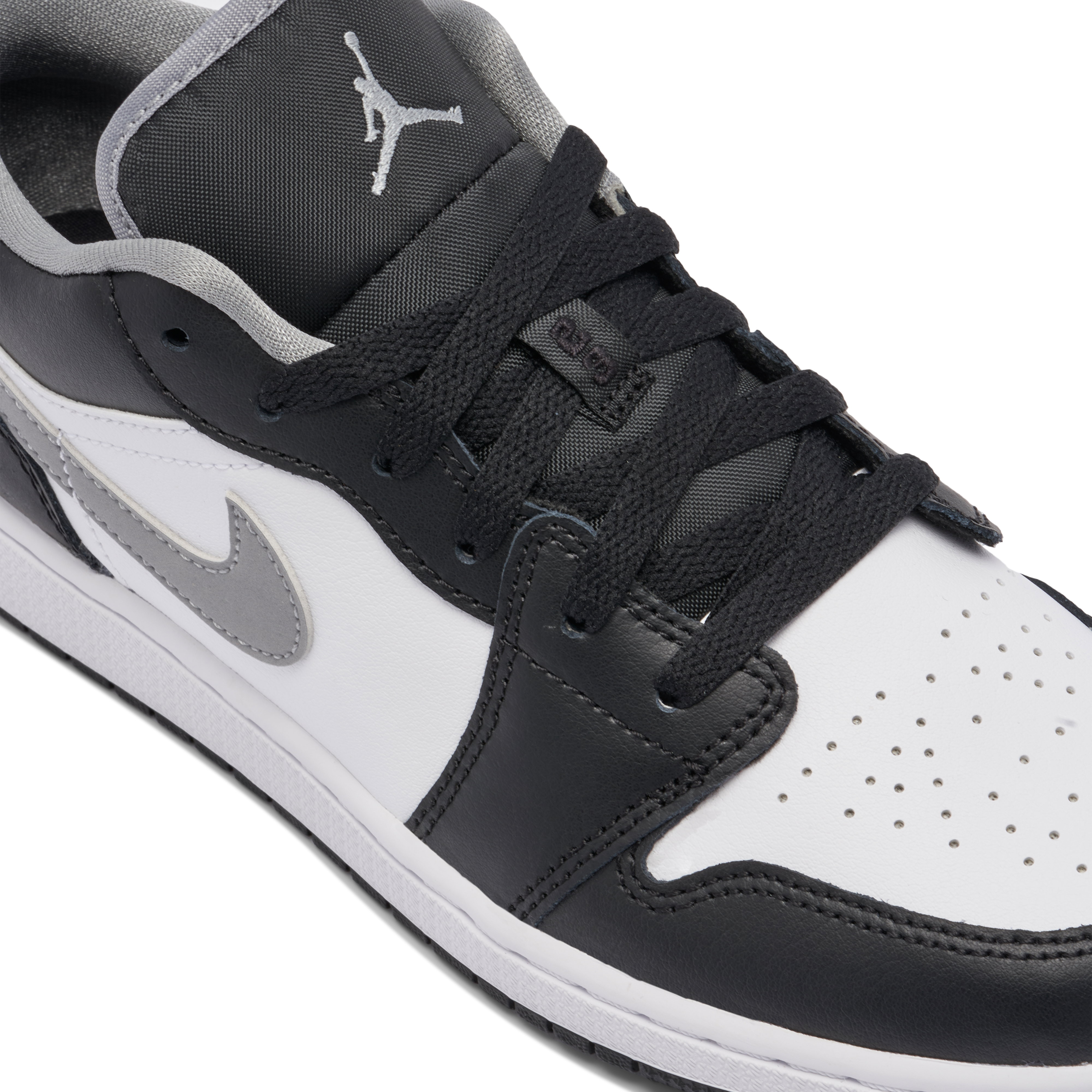 Air Jordan 1 Low Black White Grey GS | 553560-040 | Laced