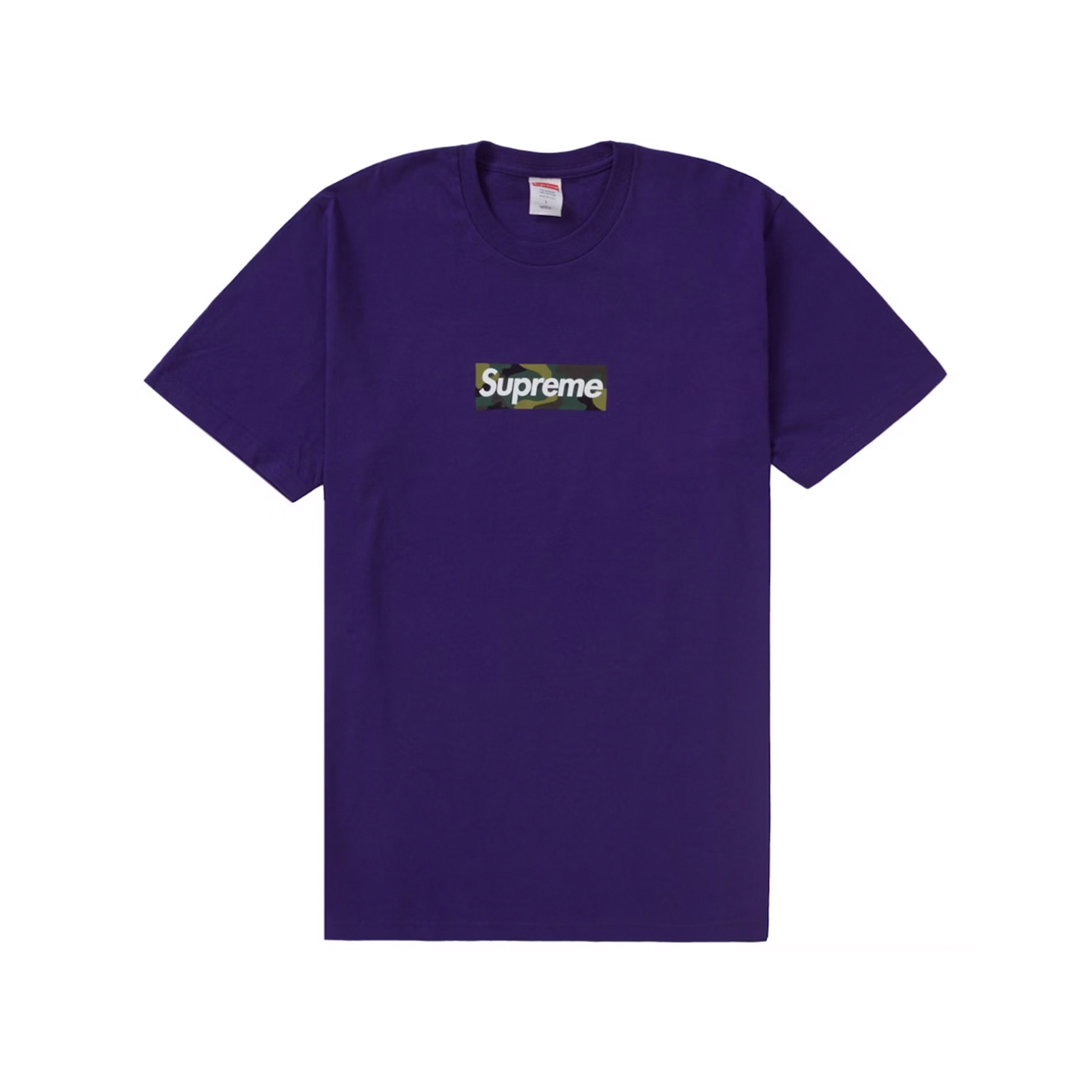 Supreme Box Logo Tee (FW23) Purple | SUPREME-00080 | Laced