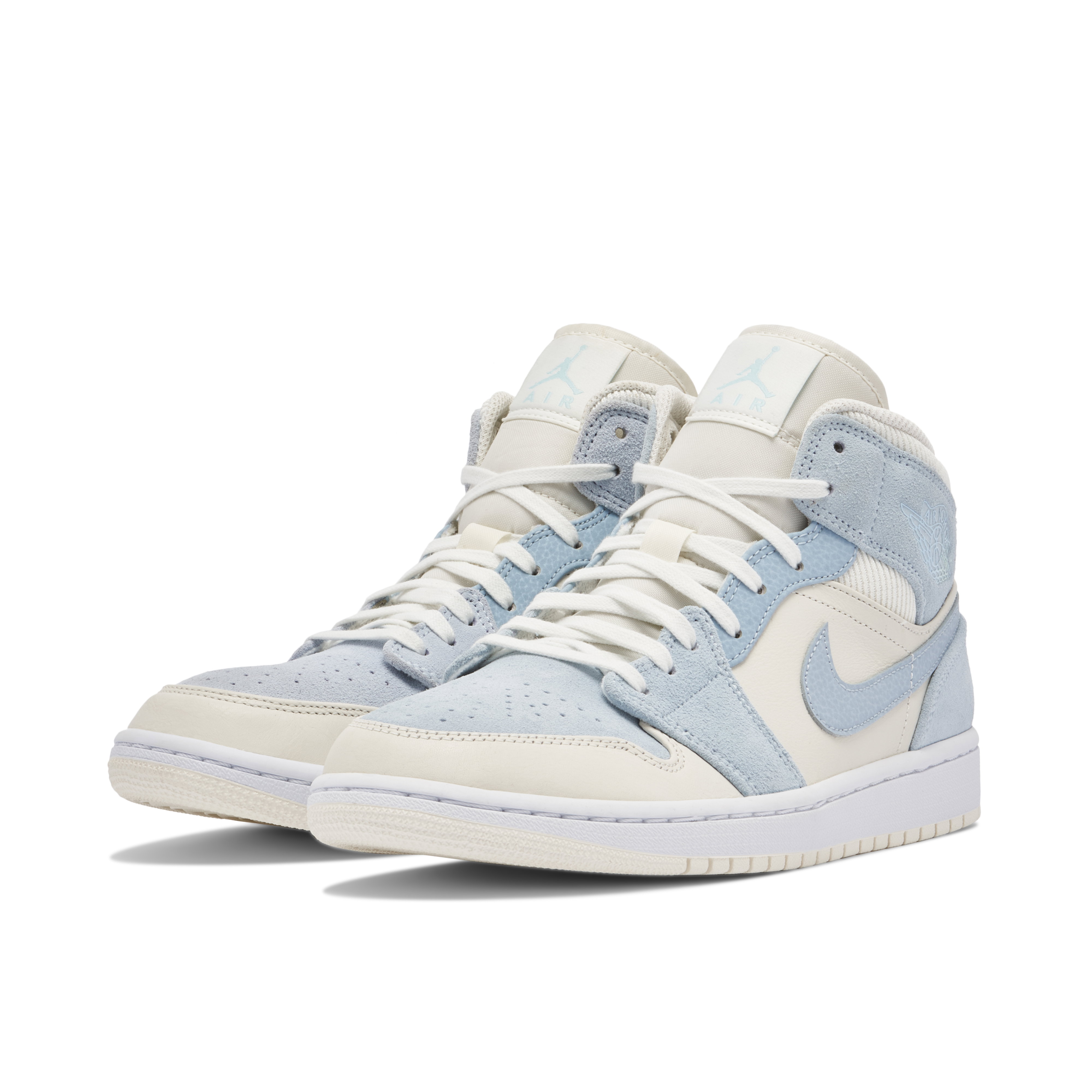 Air Jordan 1 Mid Mixed Textures Blue | DA4666-100 | Laced