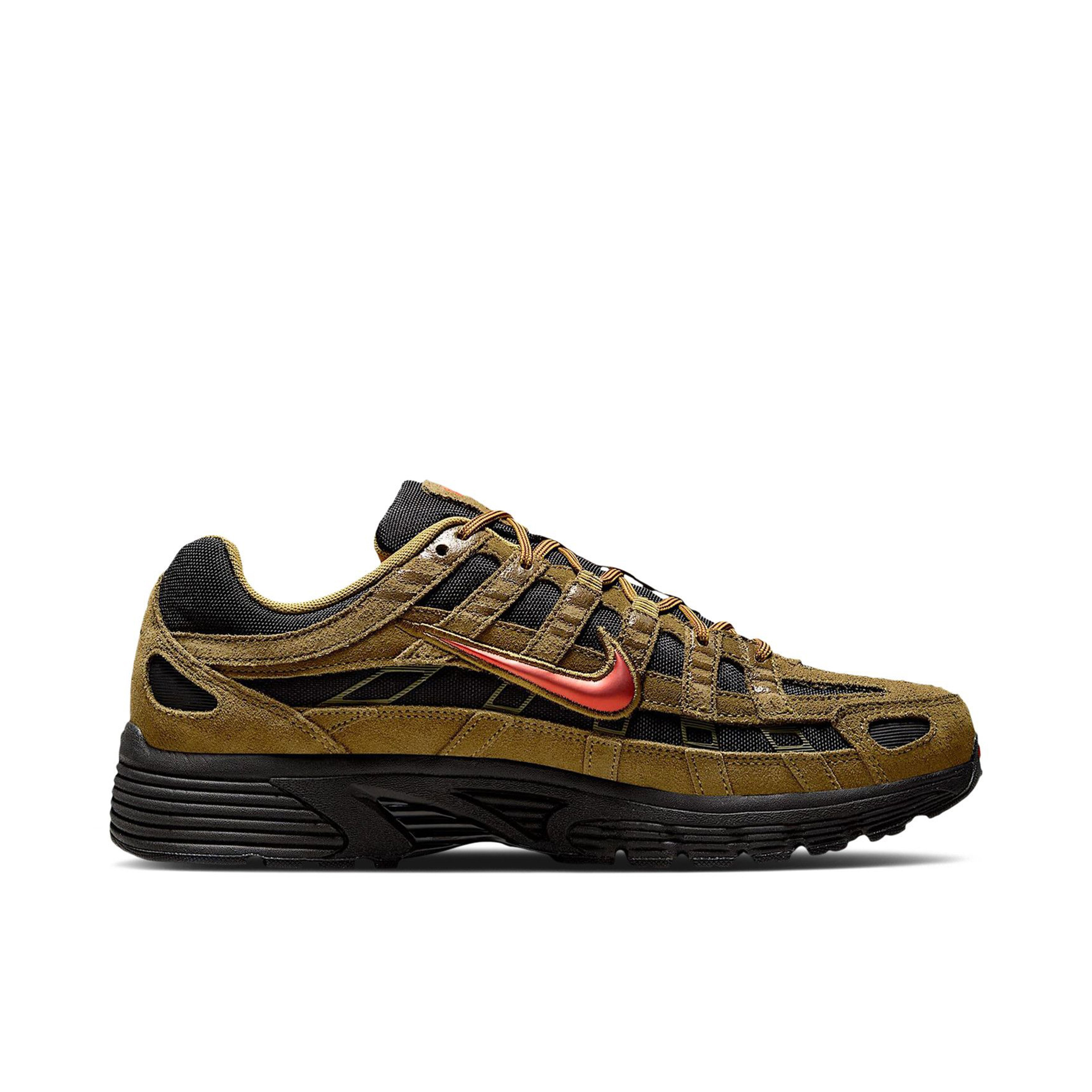 Nike P-6000 Premium Cordura Olive Flak Black Picante Red