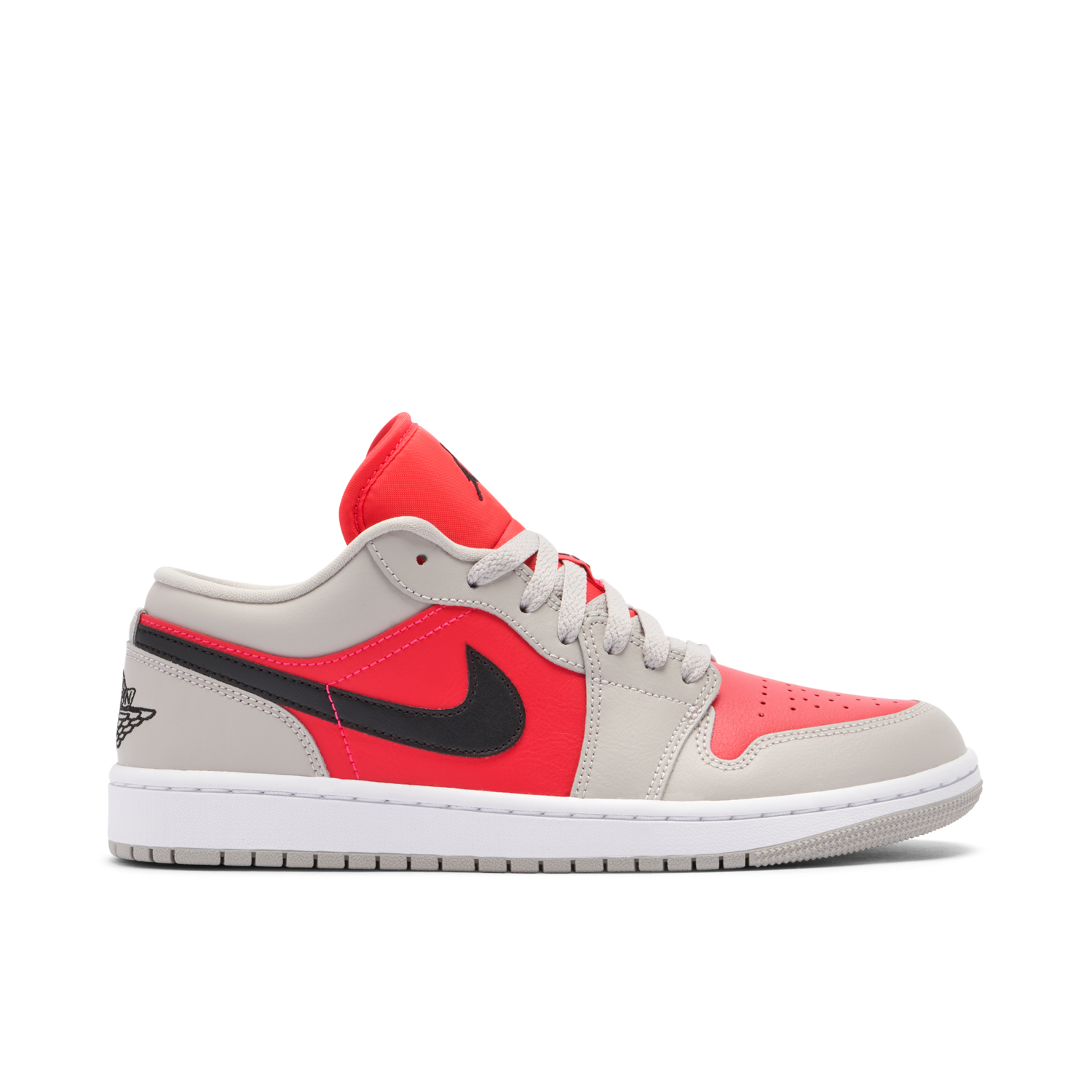 Air Jordan 1 Low Light Iron Red Womens