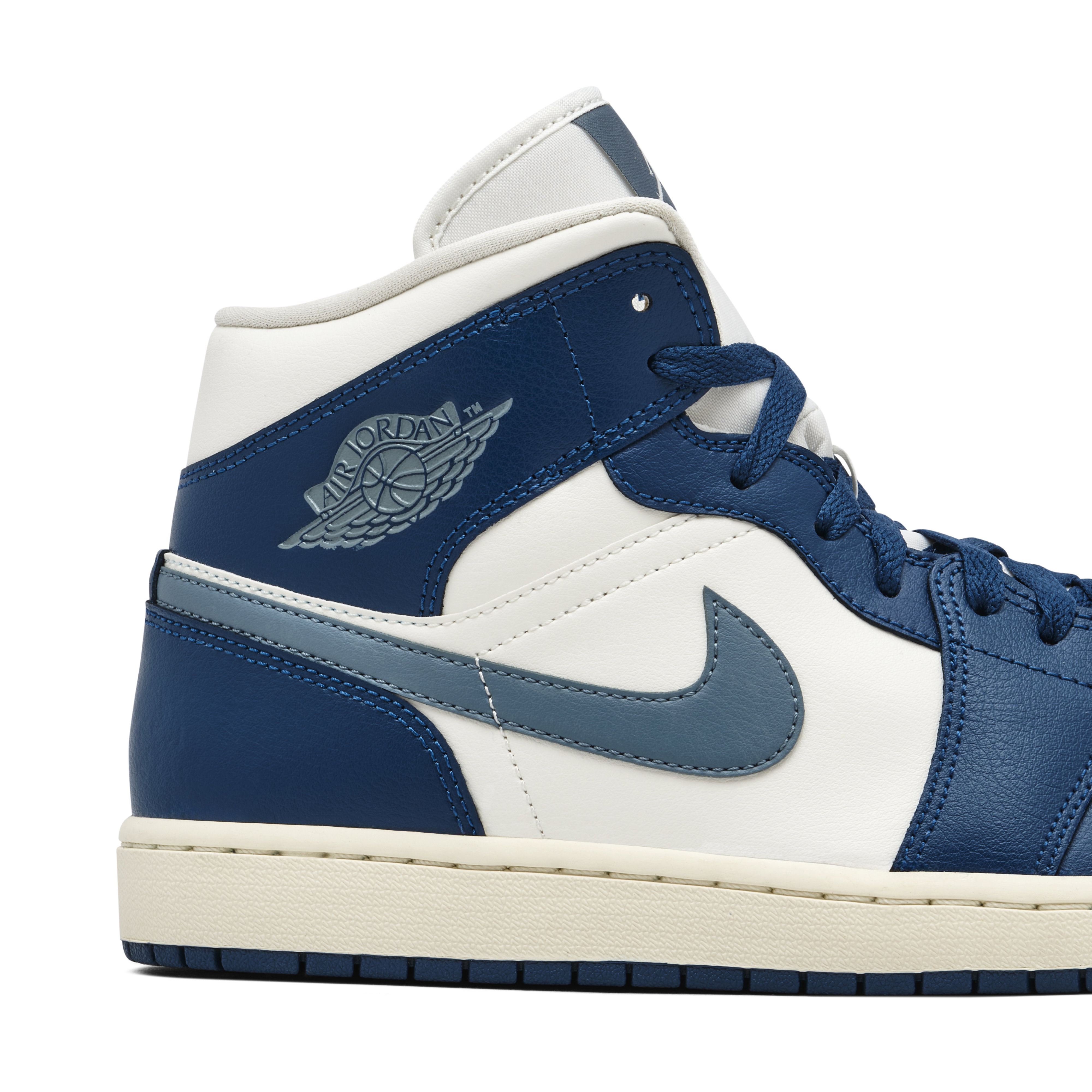 Air Jordan 1 Mid French Blue White Womens | BQ6472-414 | Laced