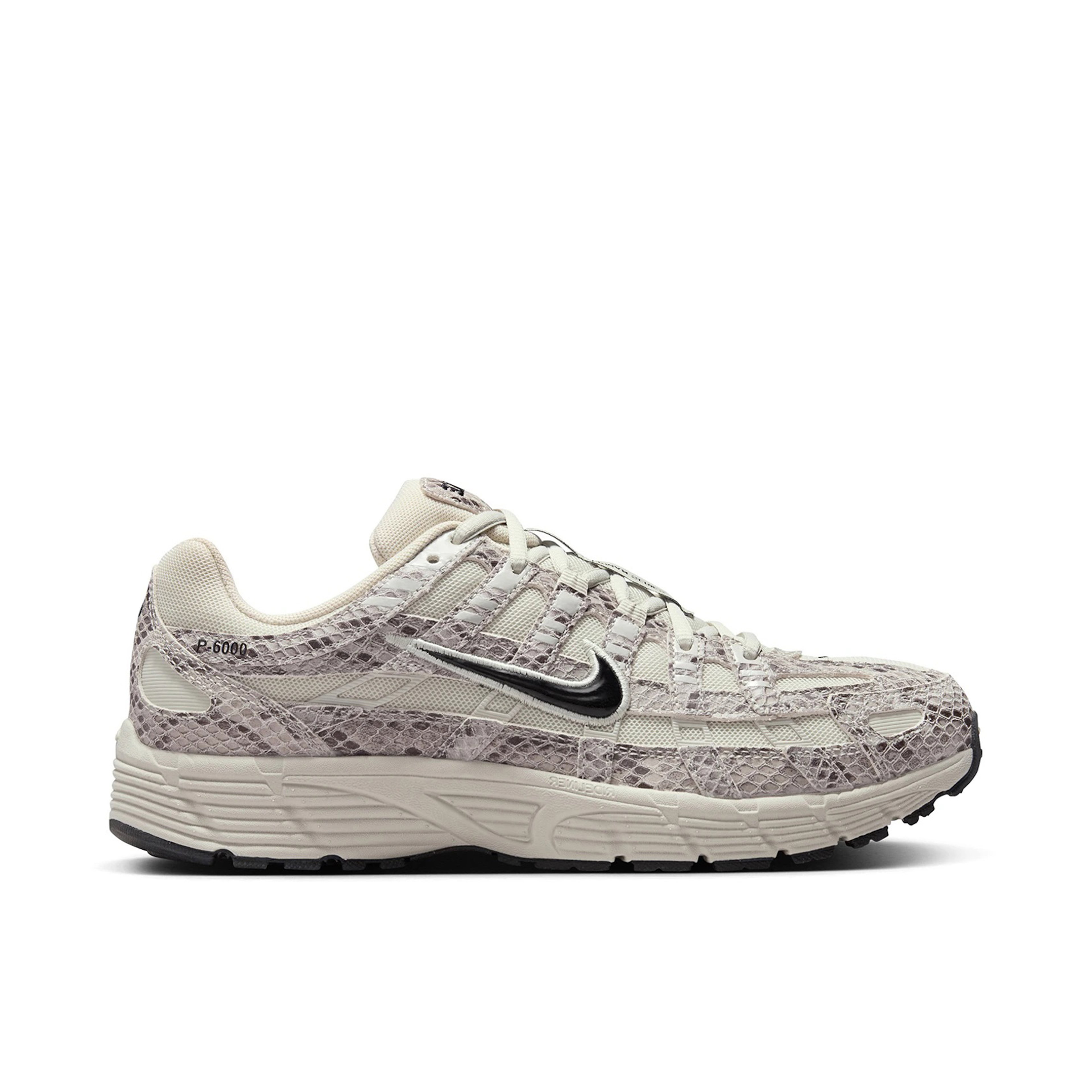 Nike P-6000 SE Snakeskin Light Bone Black Womens