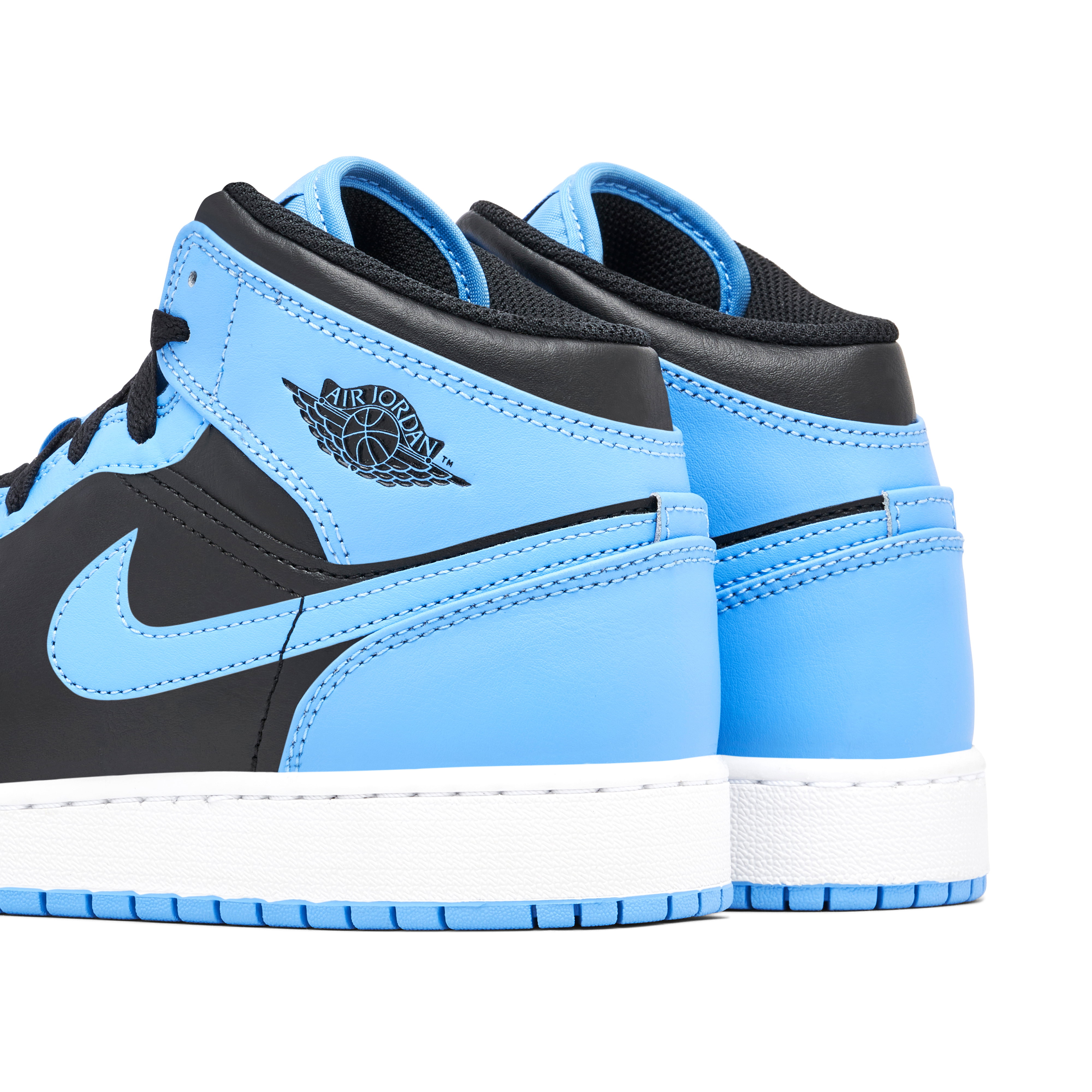 や*ぁ様 Nike Air Jordan 1 Mid \"University B Jordan 1 Mid University Blue Black for Sale | Authenticity