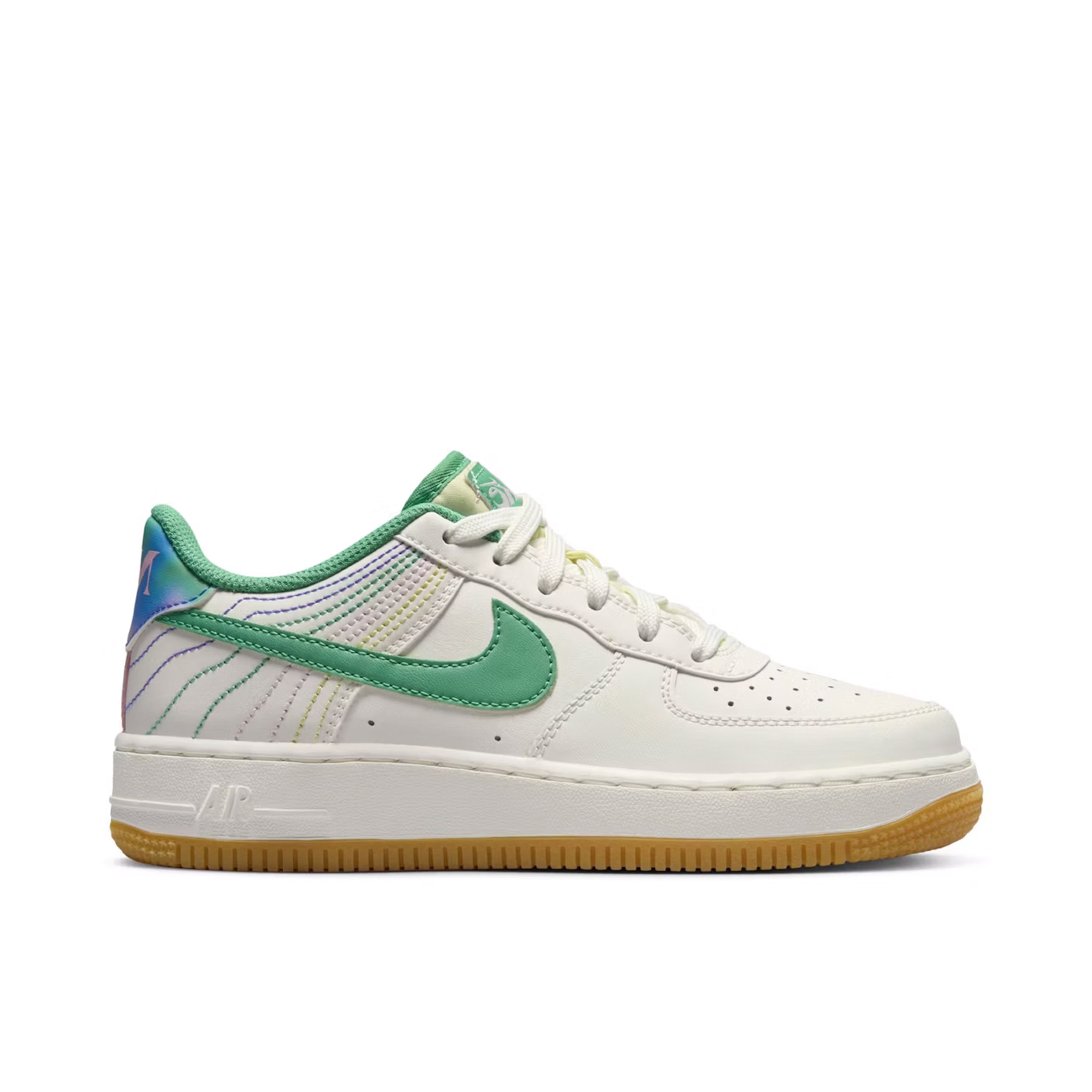 Nike Air Force 1 GReeN stitch