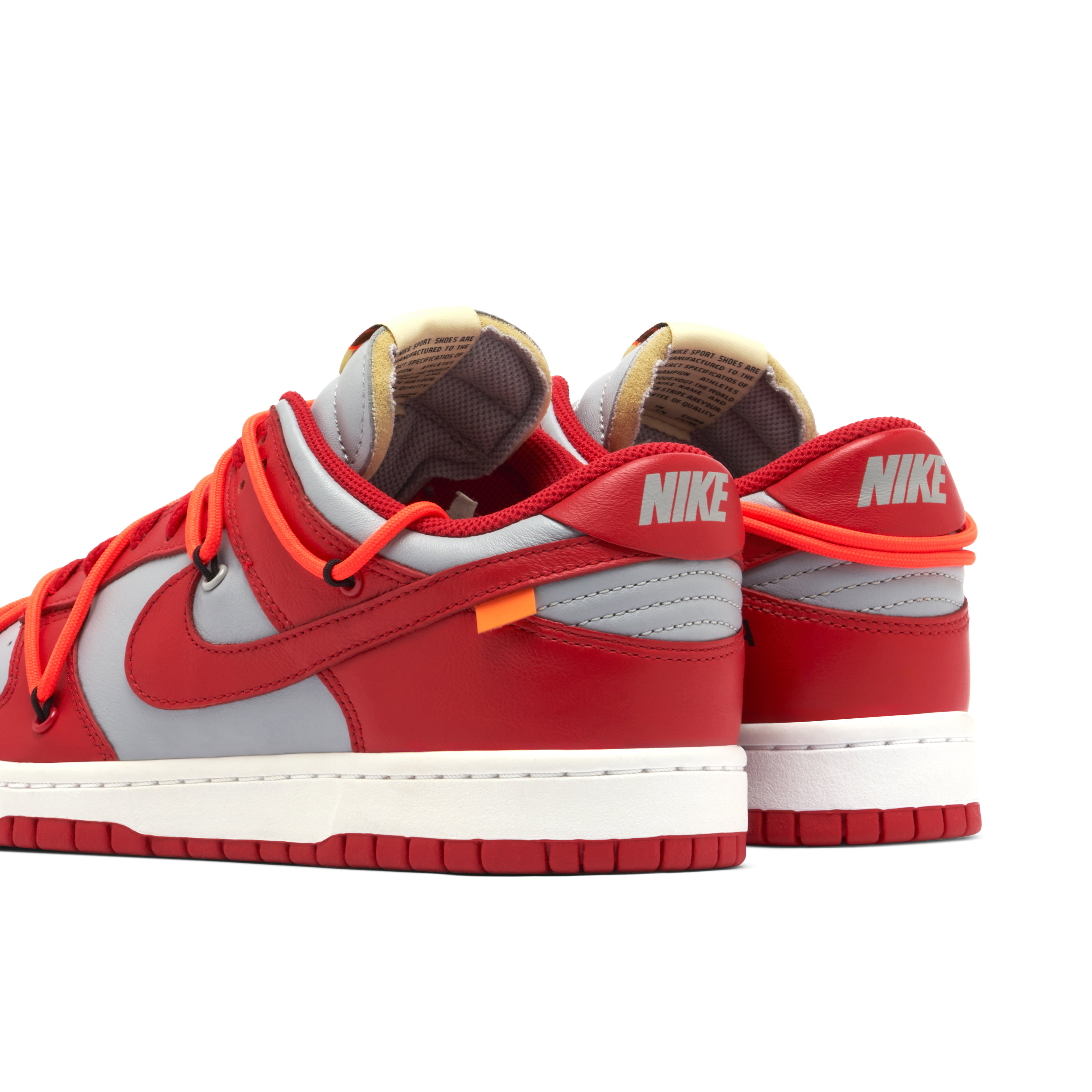 Off-White x Nike SB Dunk Low Red | CT0856-600 | Laced
