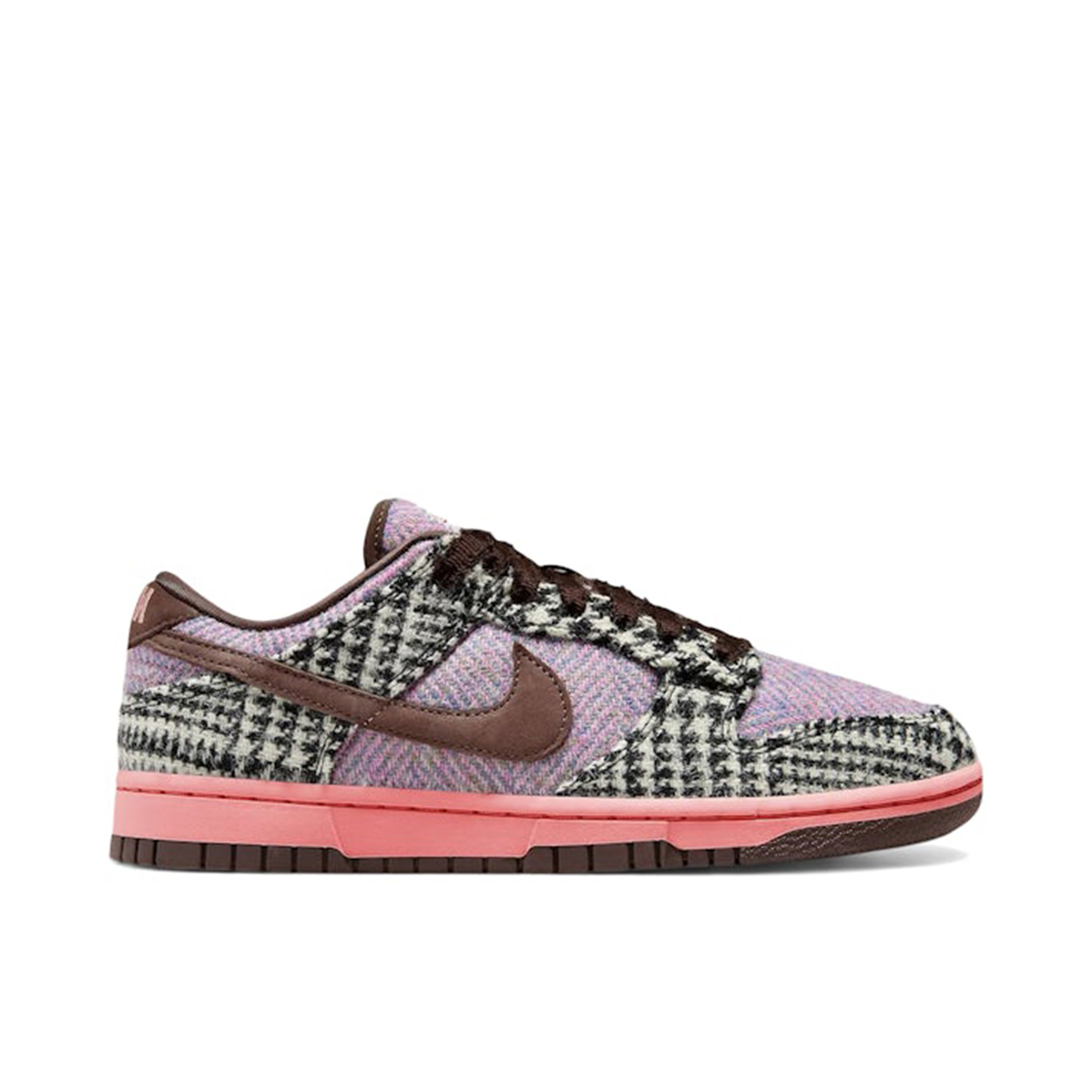 Nike Dunk Low Harris Tweed Purple Pink Womens