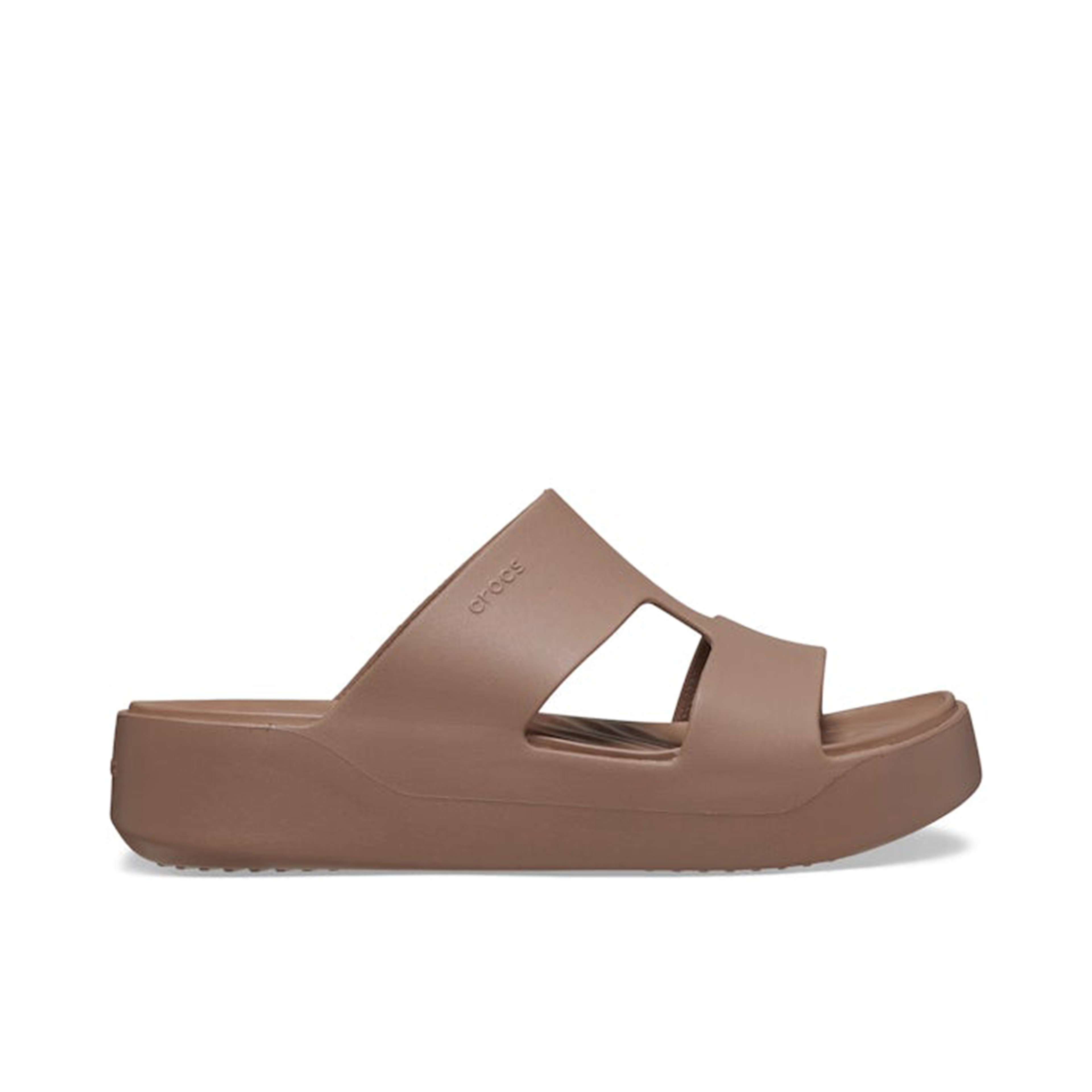 Crocs Getaway Platform H-Strap Latte Womens