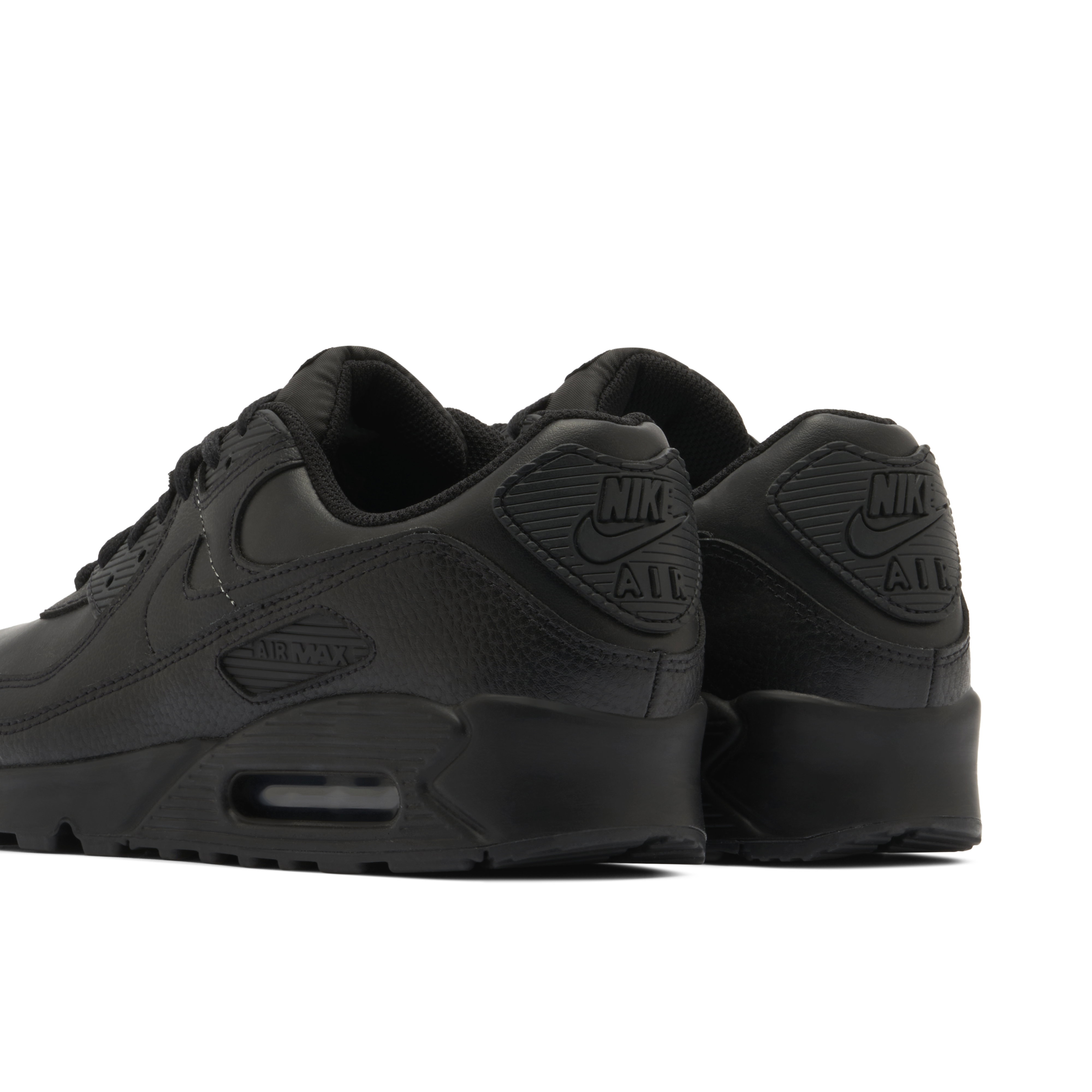 Nike Air Max 90 Triple Black Leather 2020 | CZ5594-001 | Laced