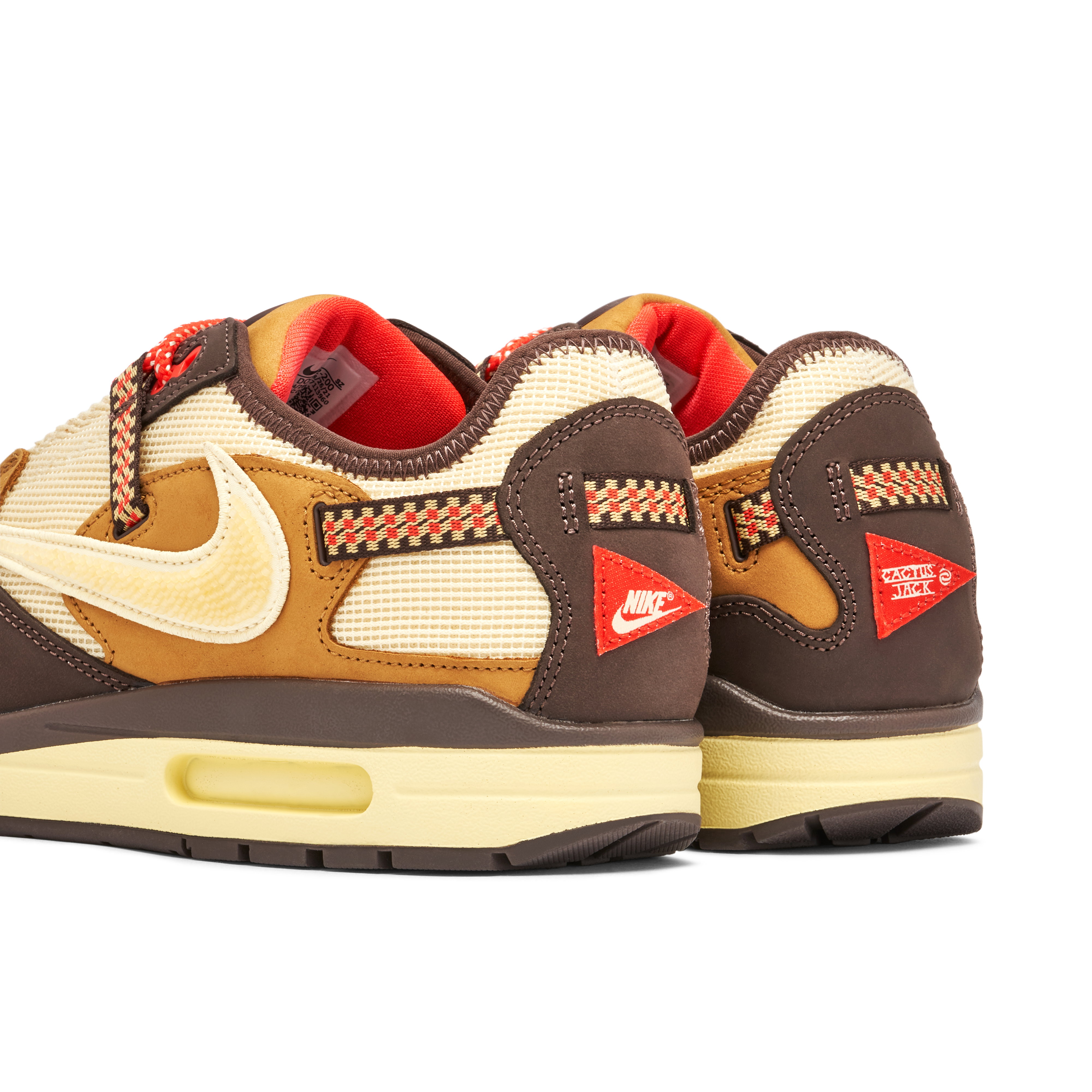 靴 Travis Scott Nike Air Max 1 Nike Air Max 1 Travis Scott Cactus Jack Saturn en marrón barroco