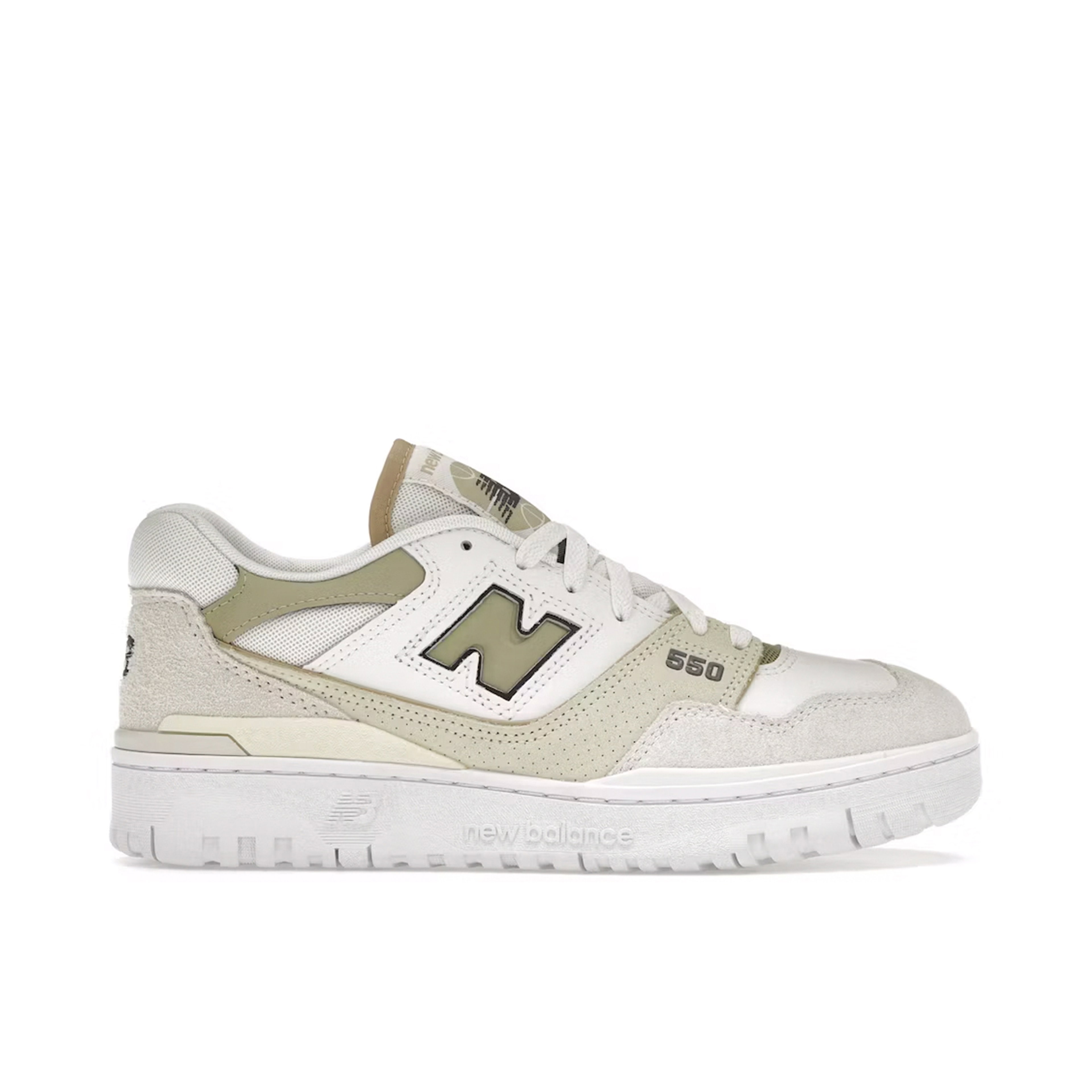 New Balance 550 Sea Salt Olive Womens