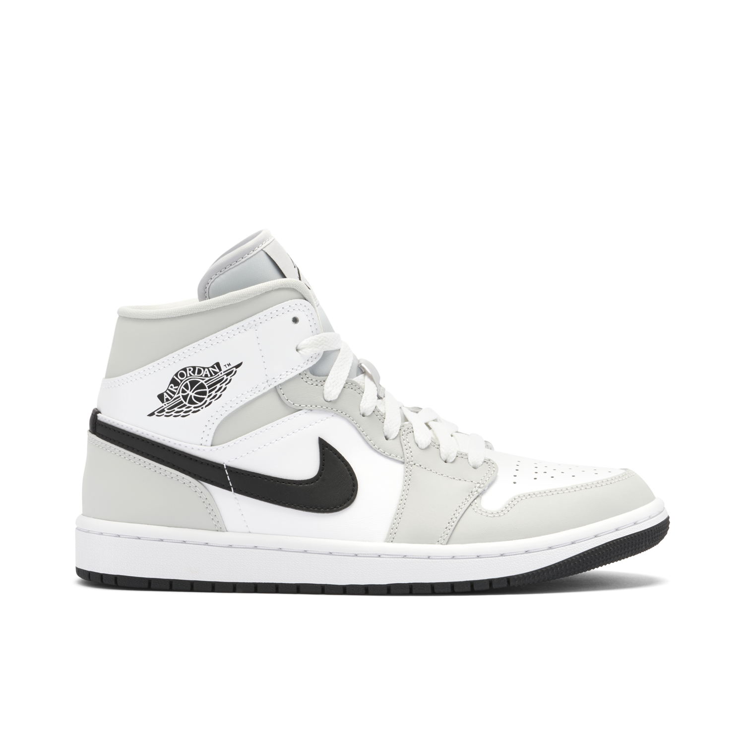Air Jordan 1 Mid Light Smoke Grey Womens