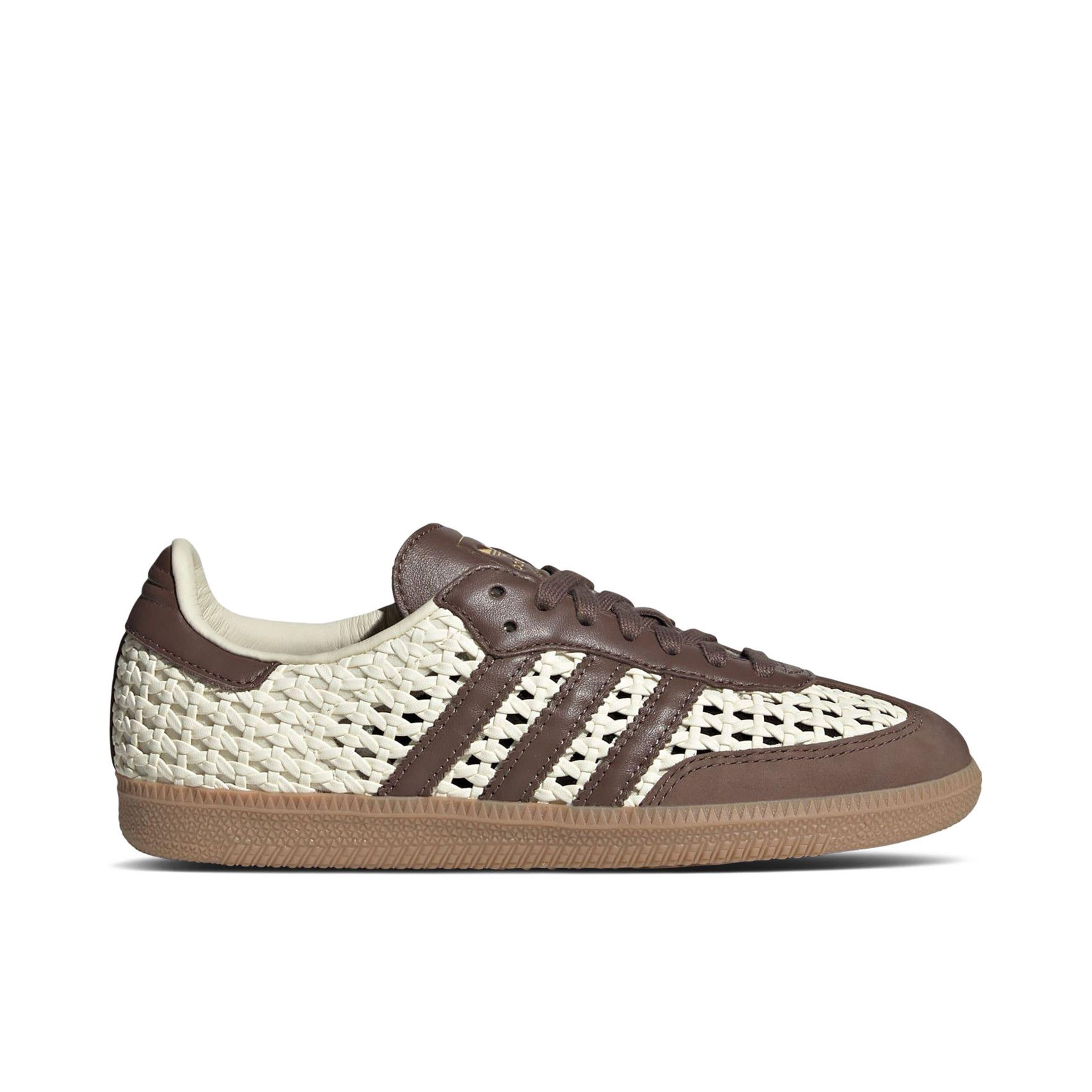 Adidas Samba OG Basketweave Cream White Earth Strata Womens