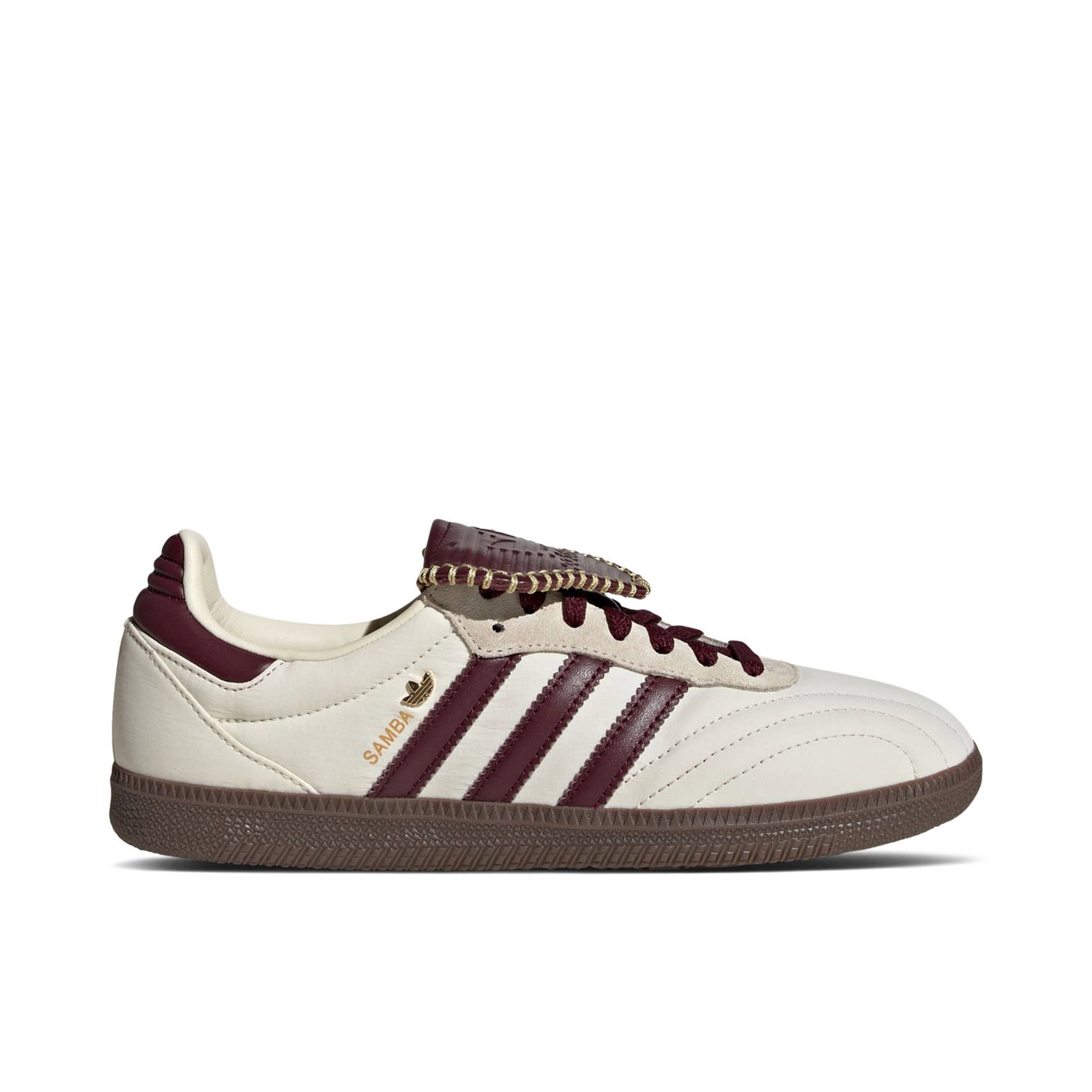 Adidas Samba LT Cream White Maroon Womens