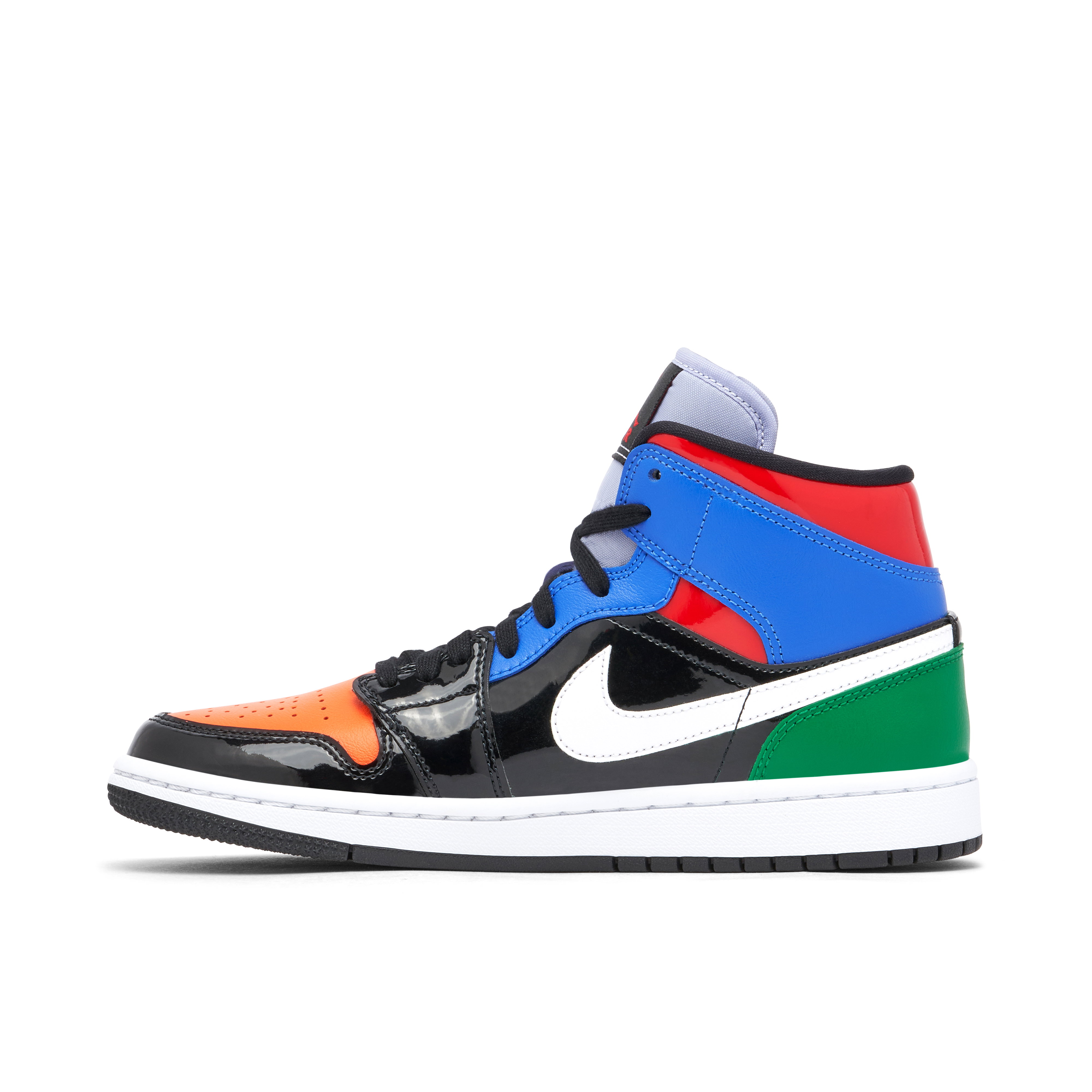 Air Jordan 1 Mid Multi Patent Womens | CV5276-001 | Laced