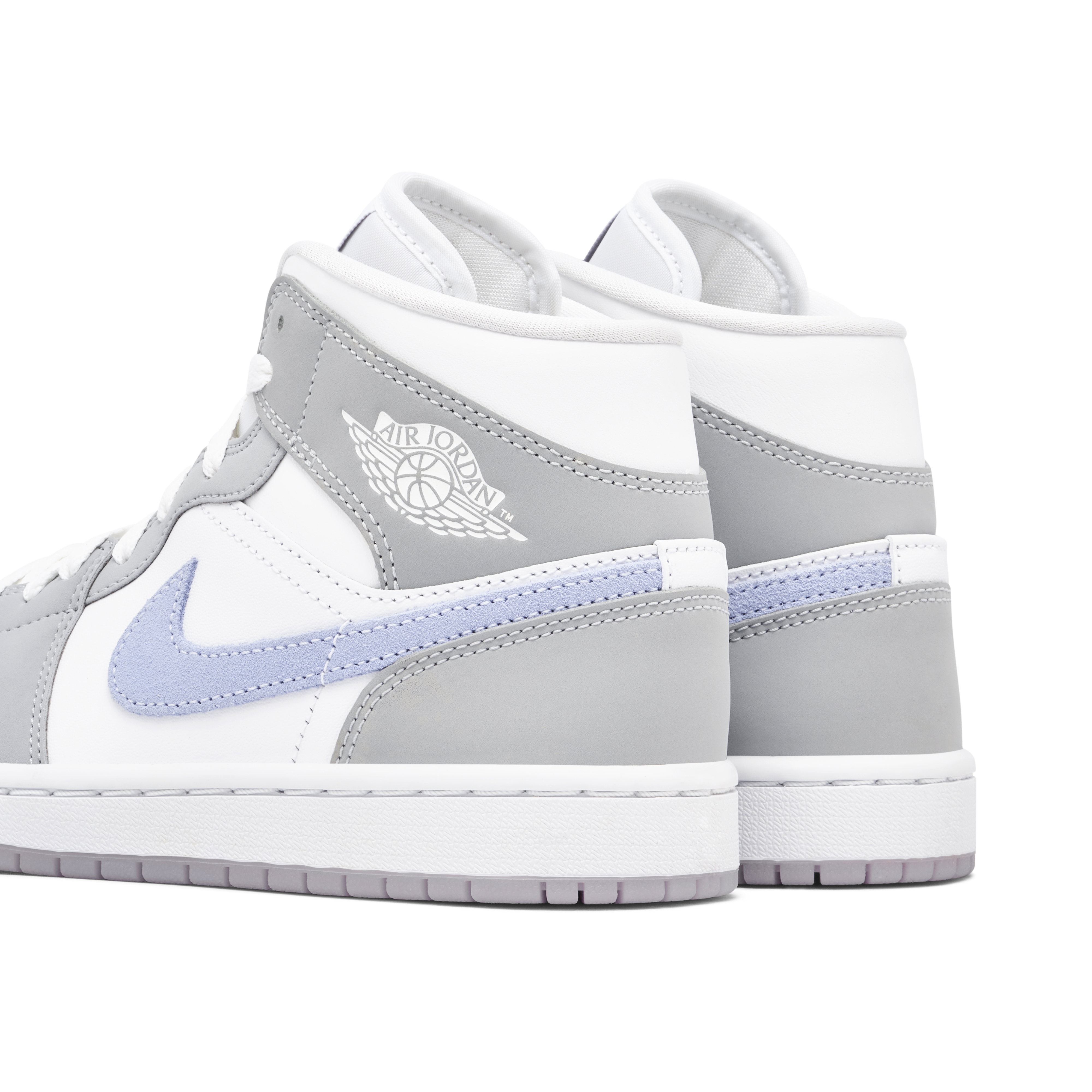 Air Jordan 1 Mid Grey Blue Womens | BQ6472-105 | Laced