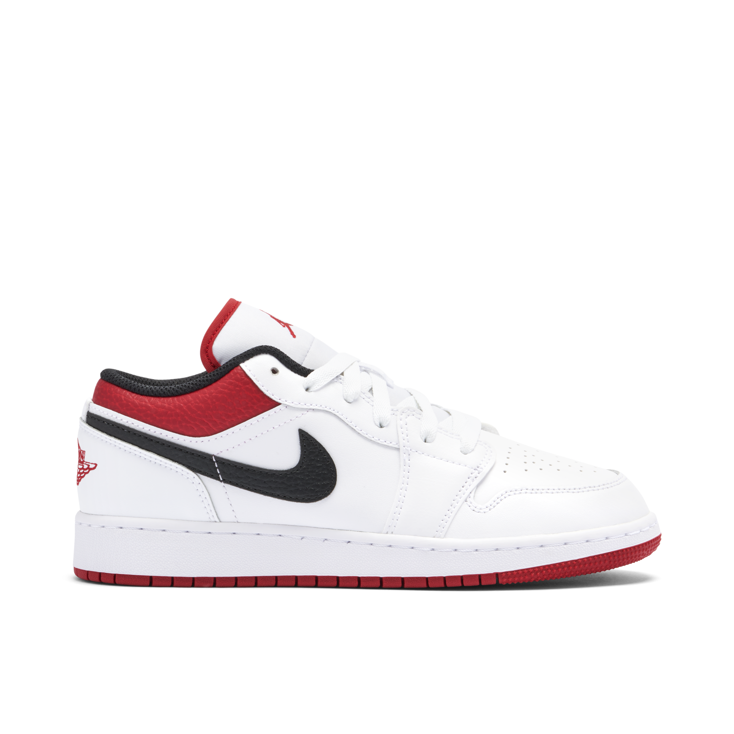 Air Jordan 1 Low White Gym Red GS