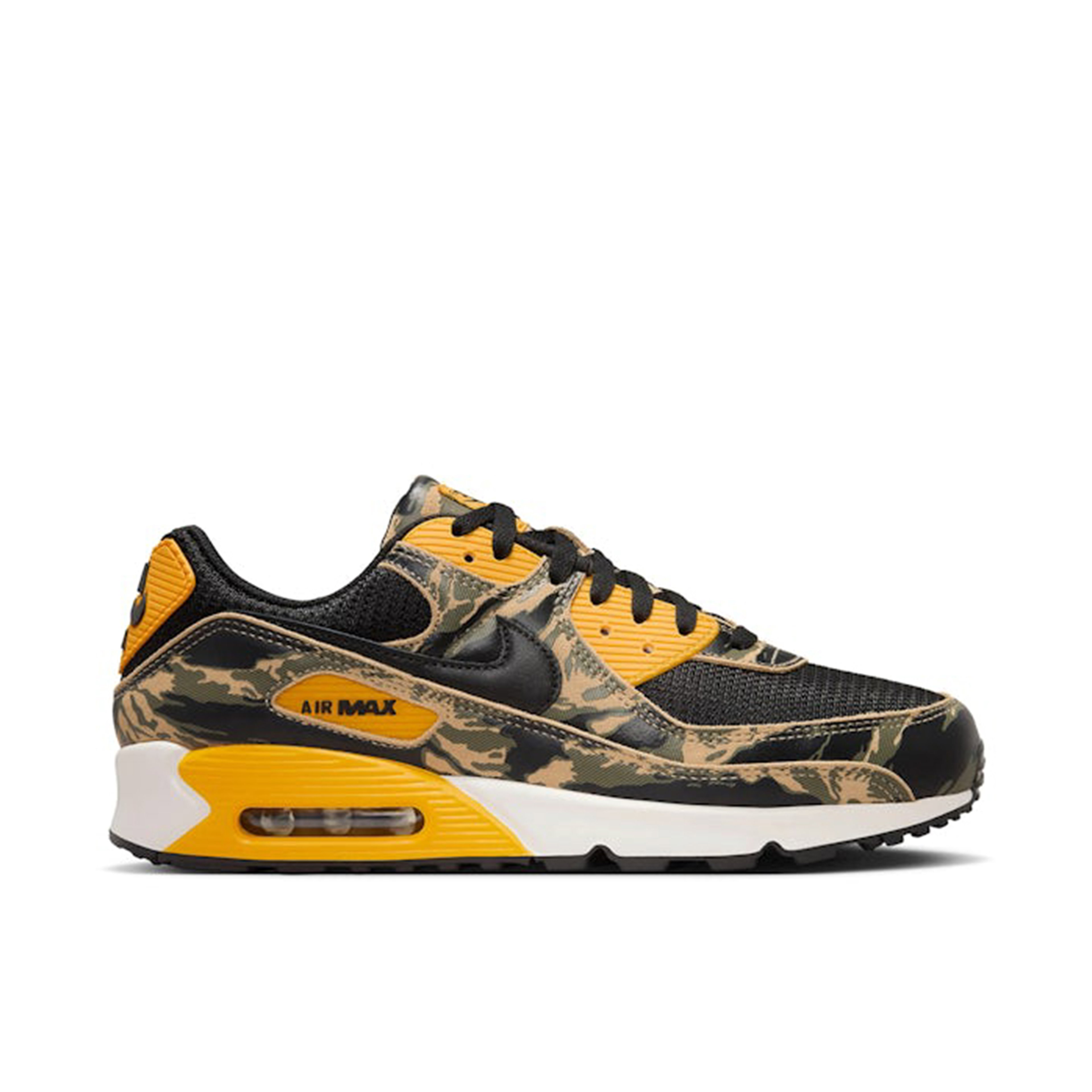 Nike Air Max 90 Premium Black University Gold Camo