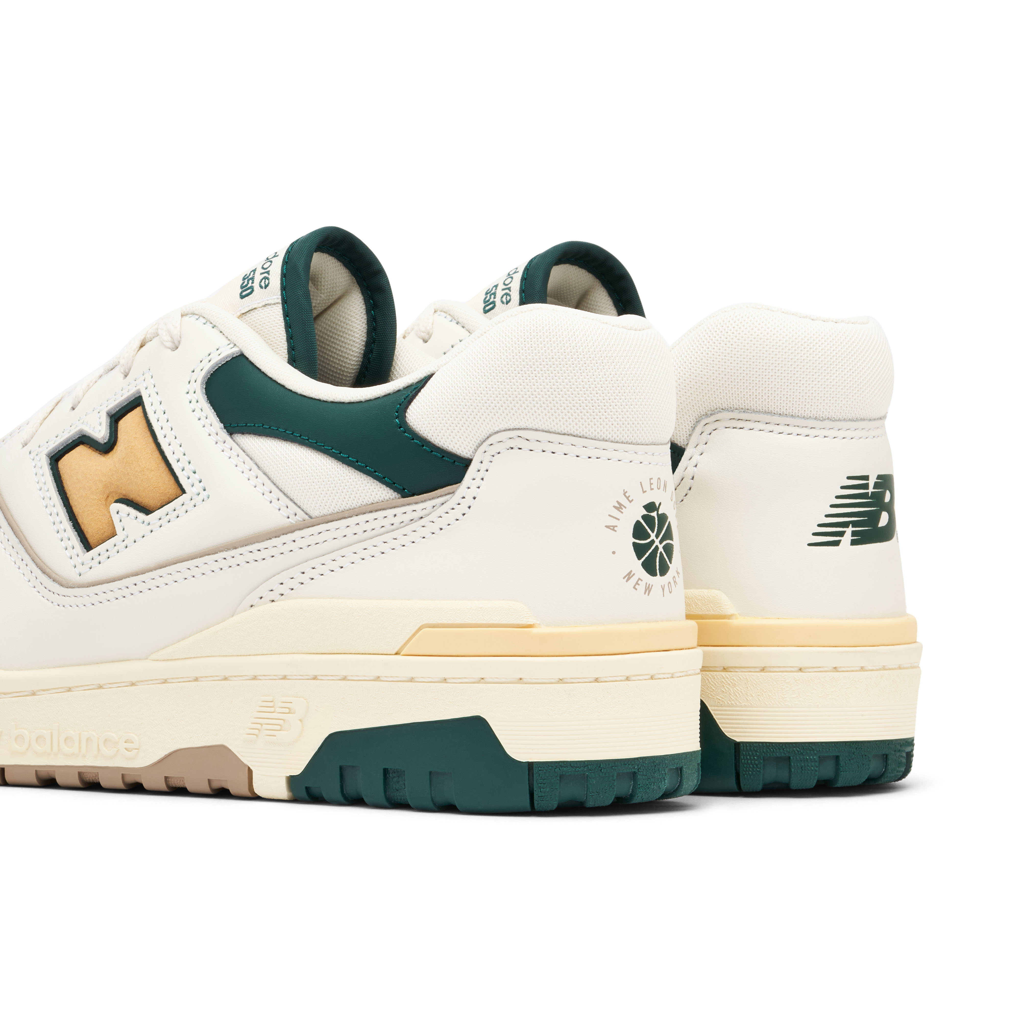 New Balance 550 x Aime Leon Dore White Green Yellow | BB550A2 | Laced