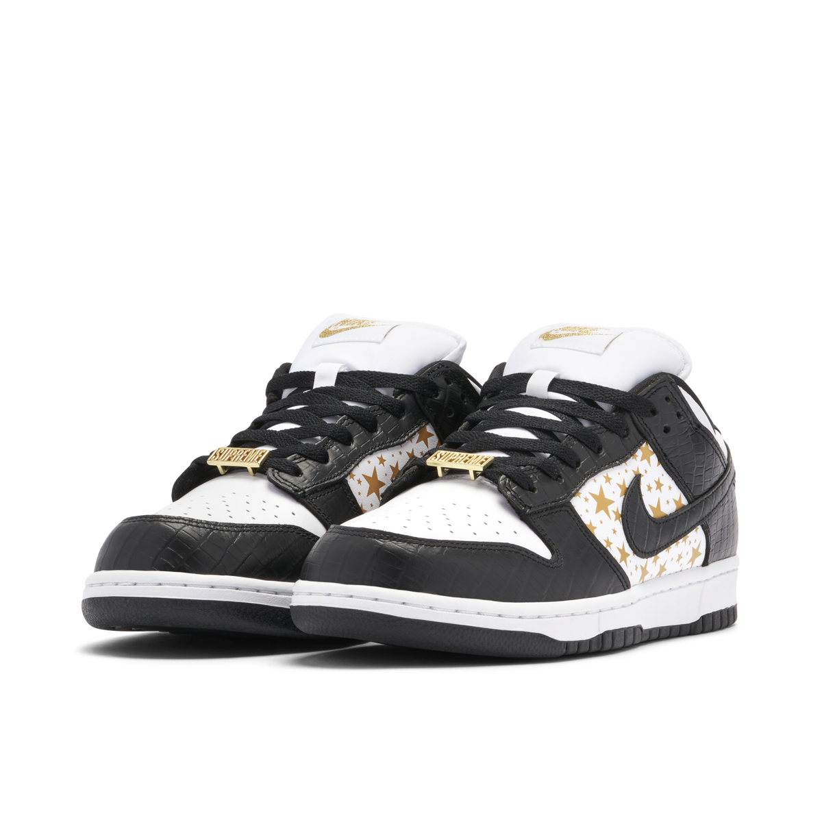 Supreme x Nike SB Dunk Low Stars Black | DH3228-102 | Laced