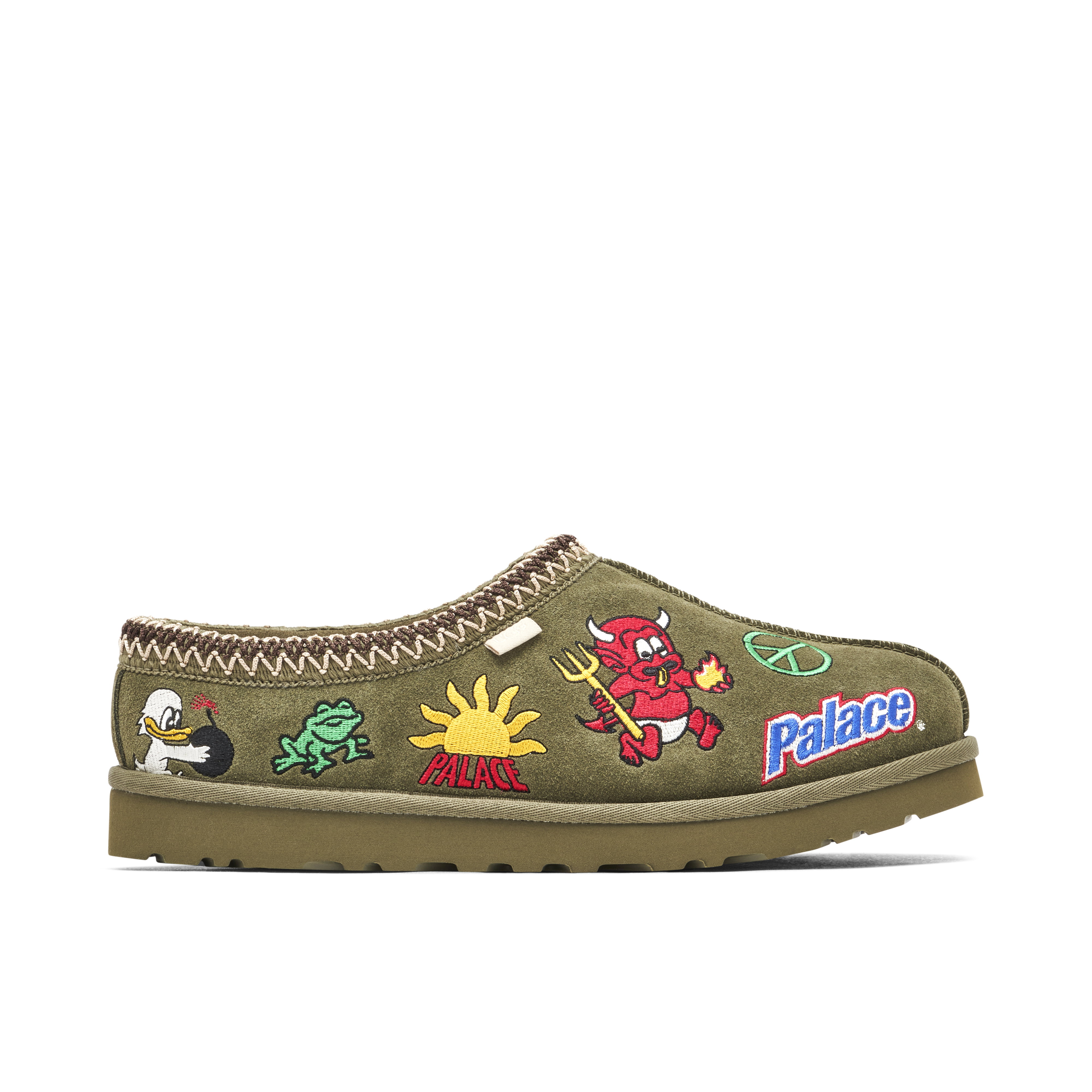 UGG x Palace Tasman Slipper Burnt Olive | 1157290-BTOL | Laced