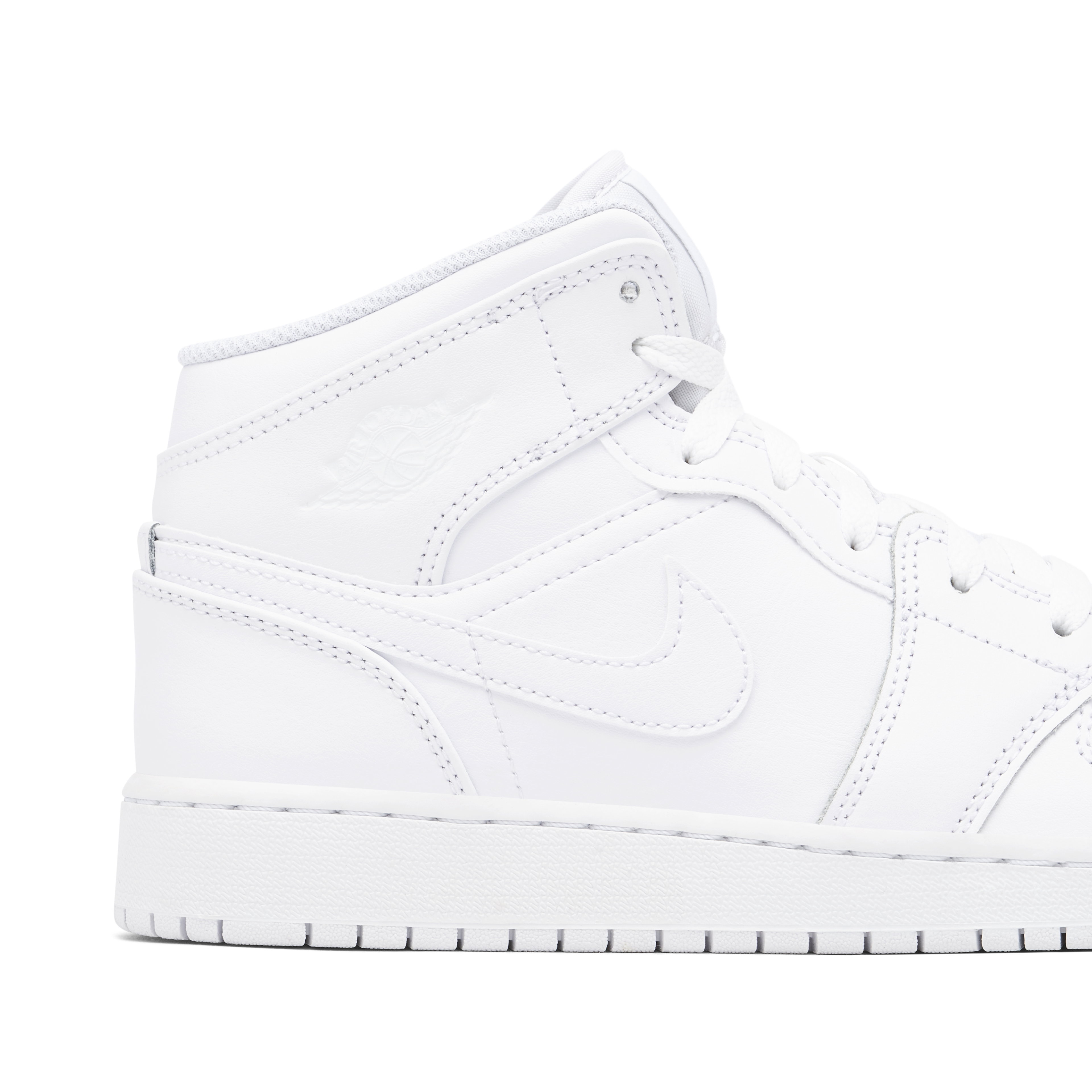 Air Jordan 1 Mid Triple White GS 2023