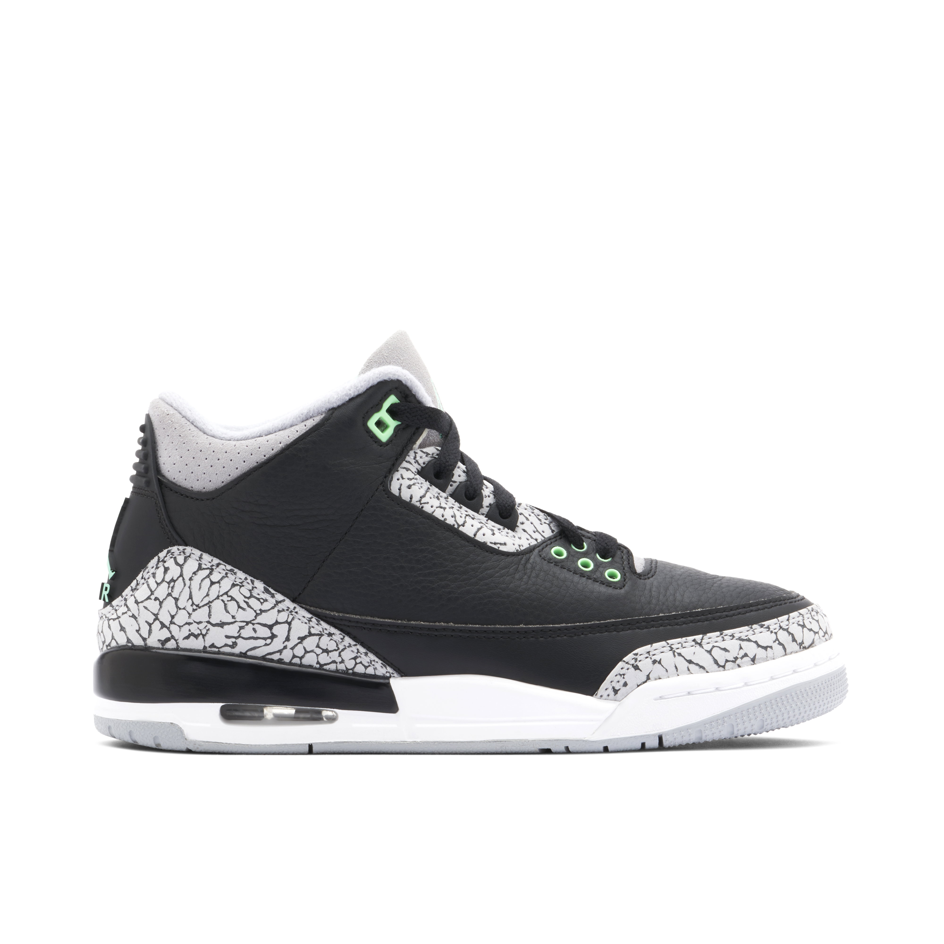 ナイキエアジョーダン3レトロ Green Glow27センチ　中古　美品 Air Jordan 3 Retro Green Glow GS | DM0967-031 | Laced