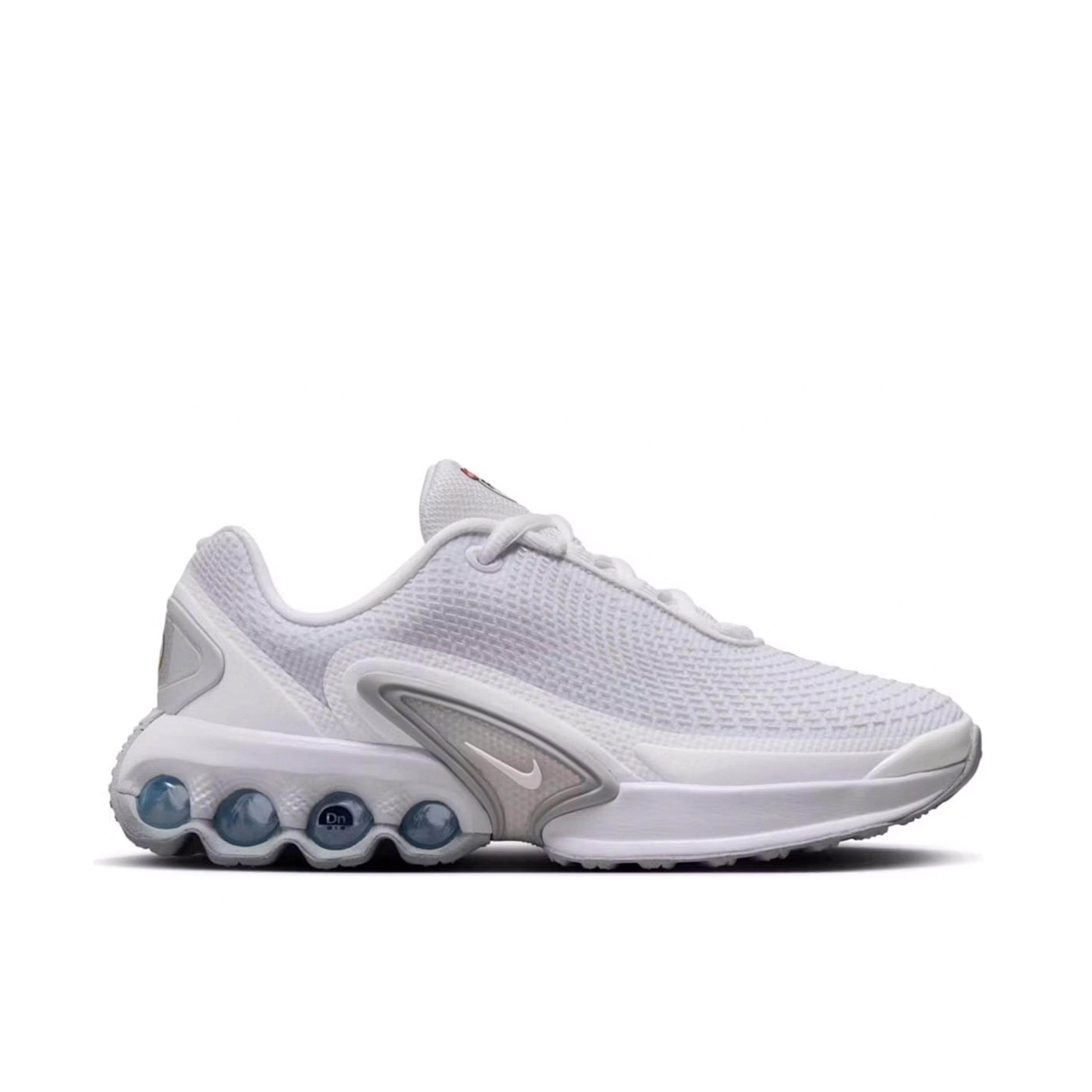Nike Air Max Dn White Metallic Silver GS