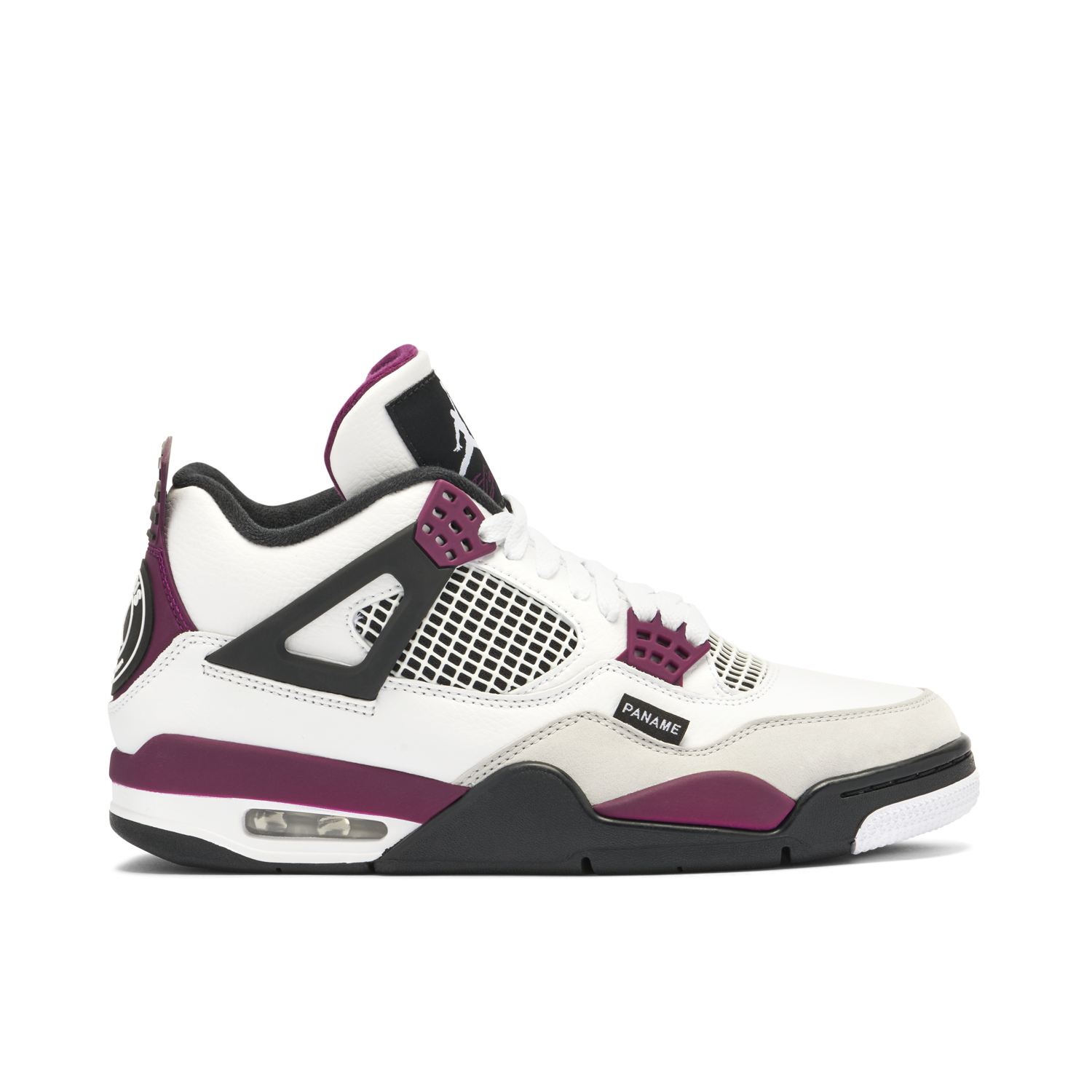 Air Jordan 4 x PSG White Neutral Grey Bordeaux