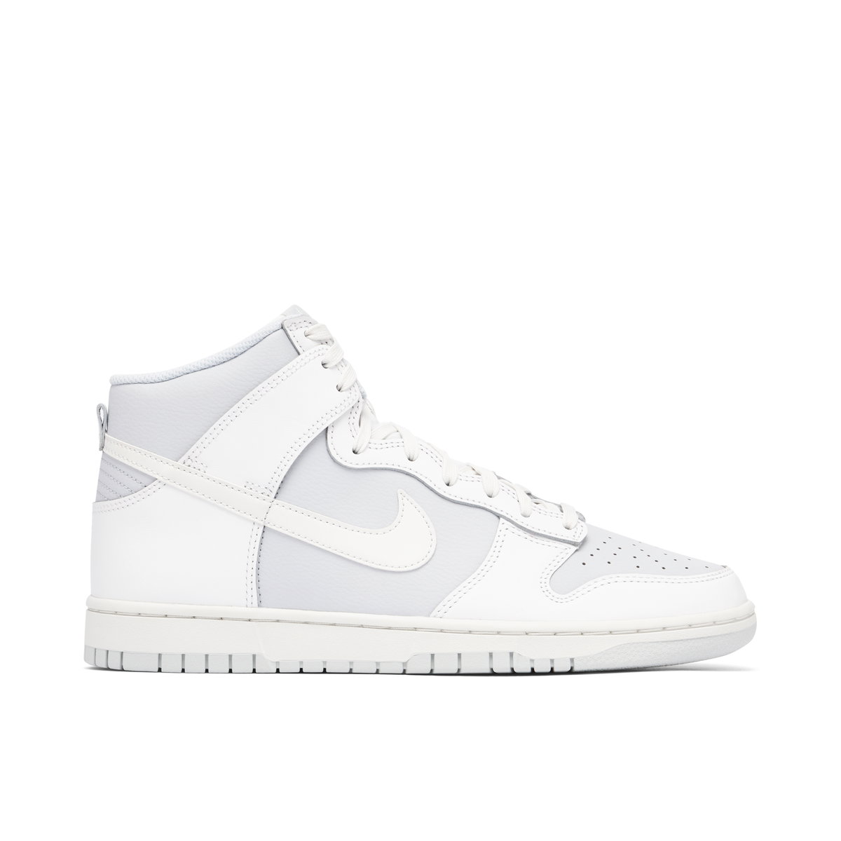 Nike Dunk High - White Canvas Upper/Gray Leather Toebed Size 13 Amazon.com | NIKE Men main image 3