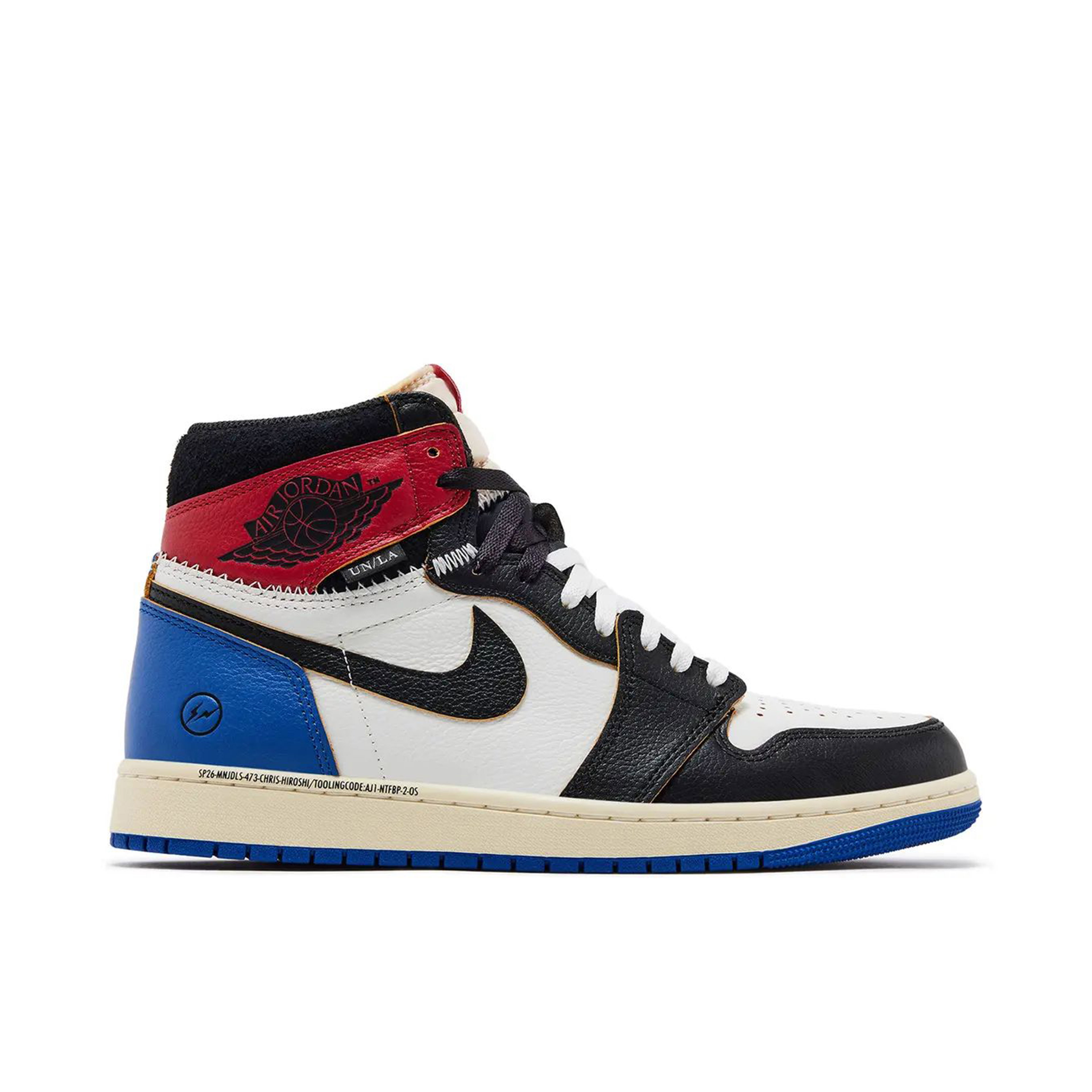 Air Jordan 1 Retro High OG SP Fragment x Union LA Varsity Red Sport Royal