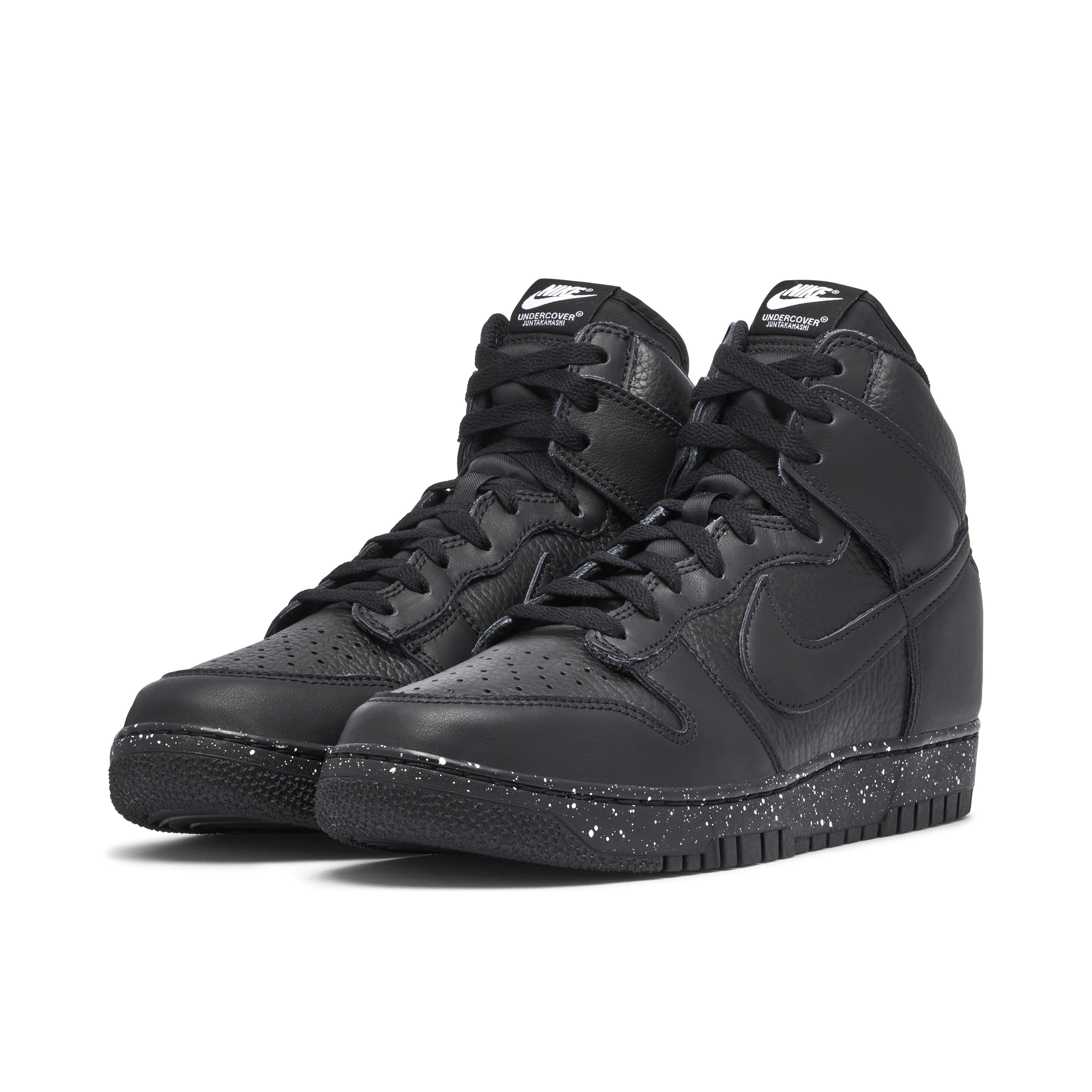 UNDERCOVER x Nike Dunk High Chaos Triple Black | DQ4121-001 | Laced