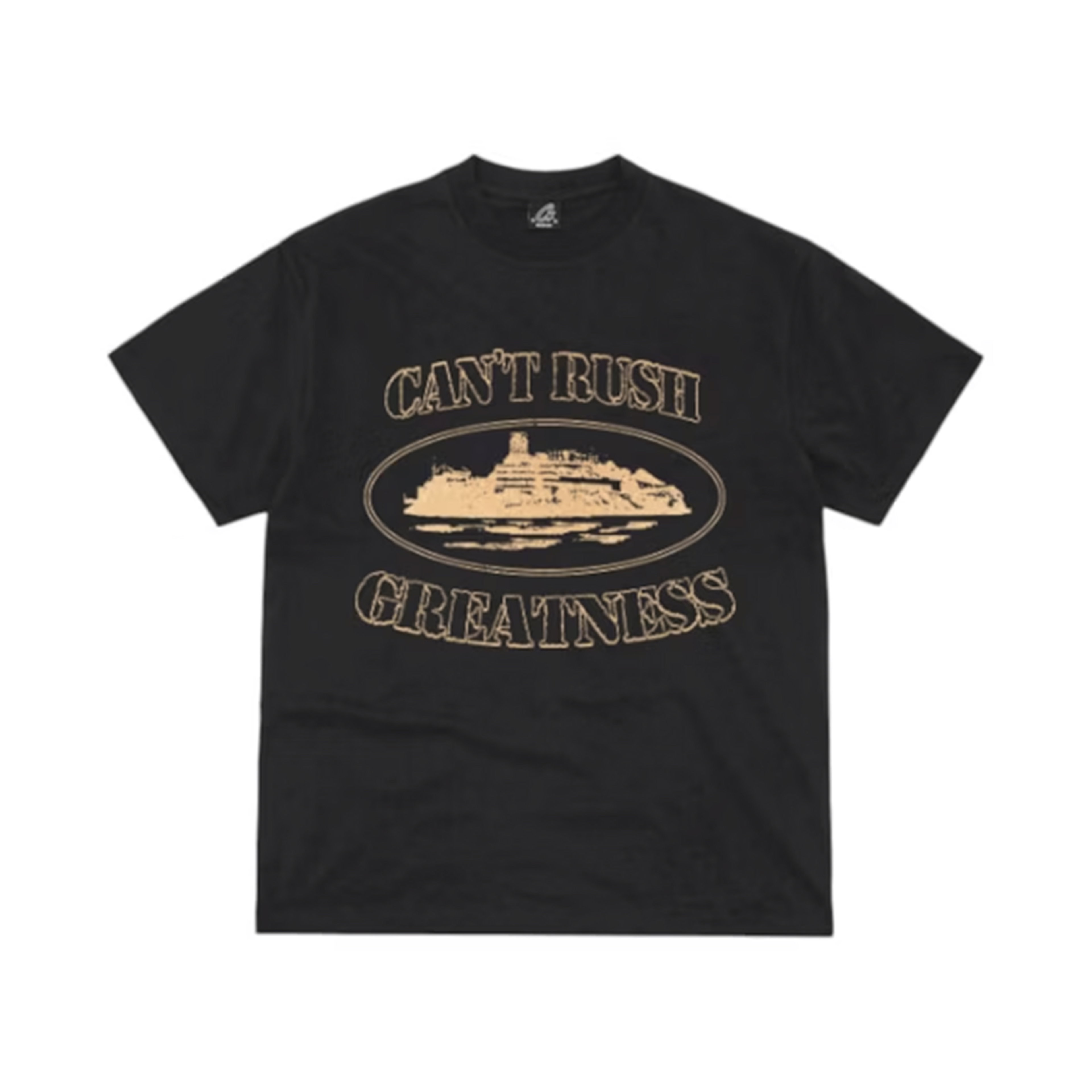 Corteiz x Cental Cee Can't Rush Greatness Tee Black