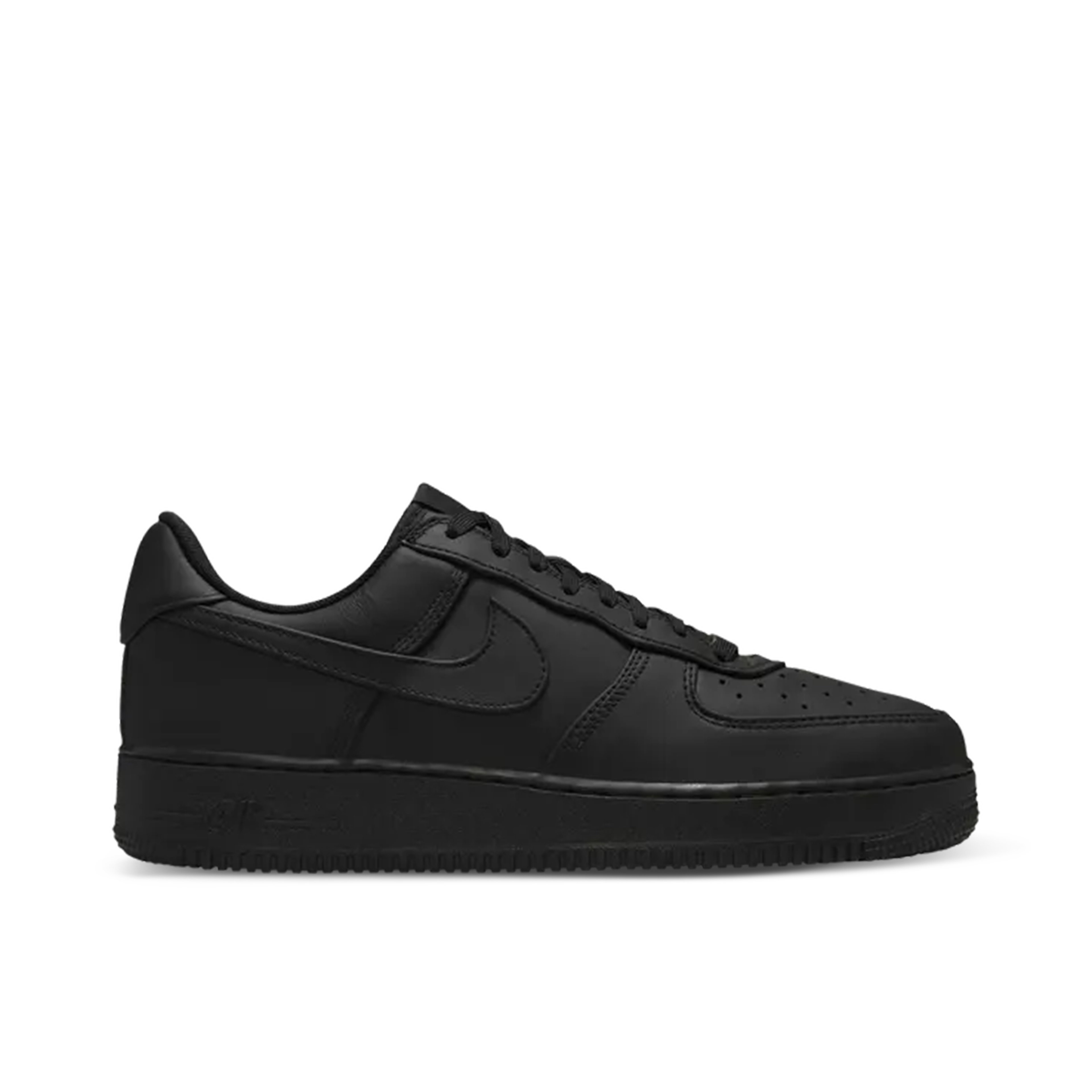 Nike Air Force 1 Low Retro Premium Triple Black Badgeless