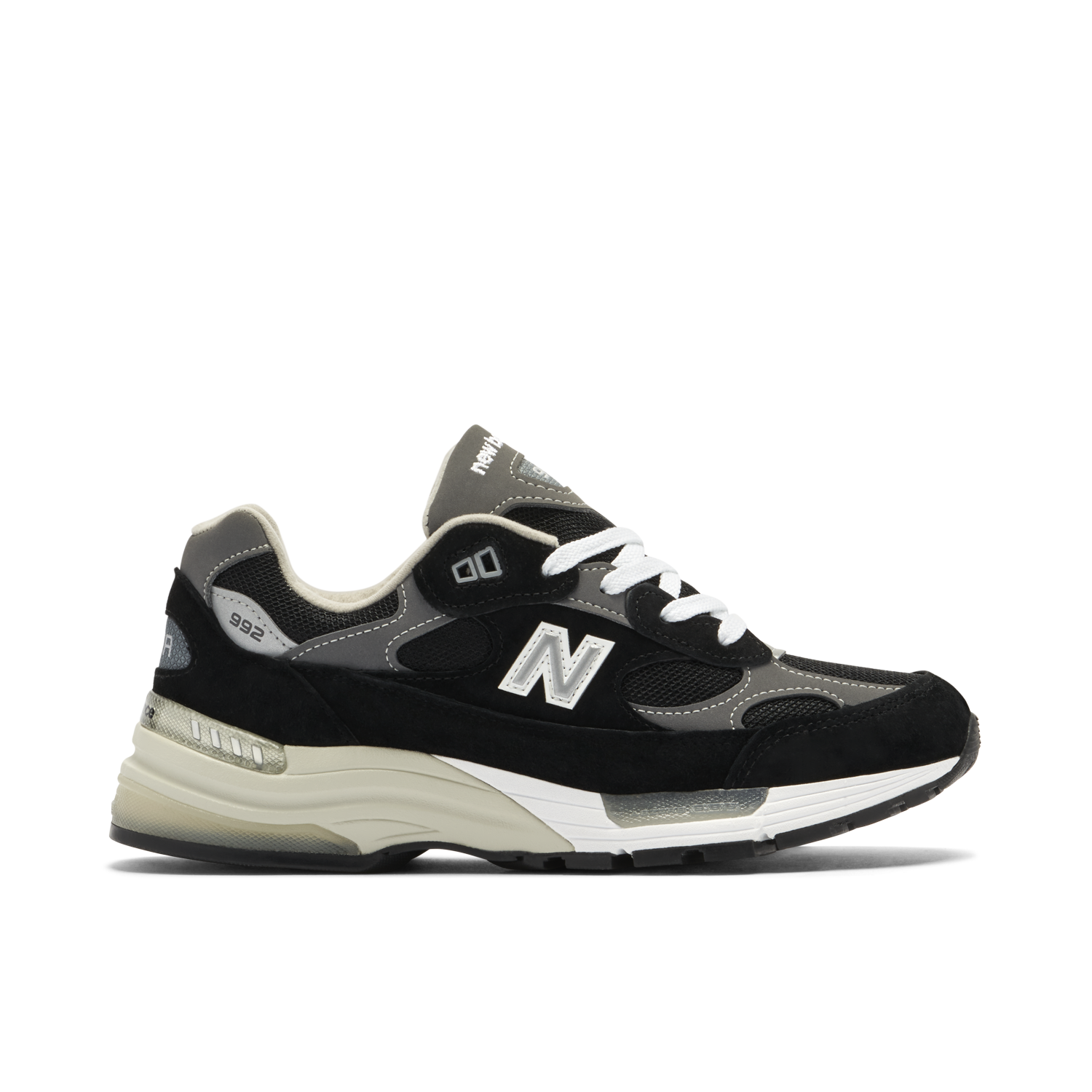 New Balance 992 Black Grey White