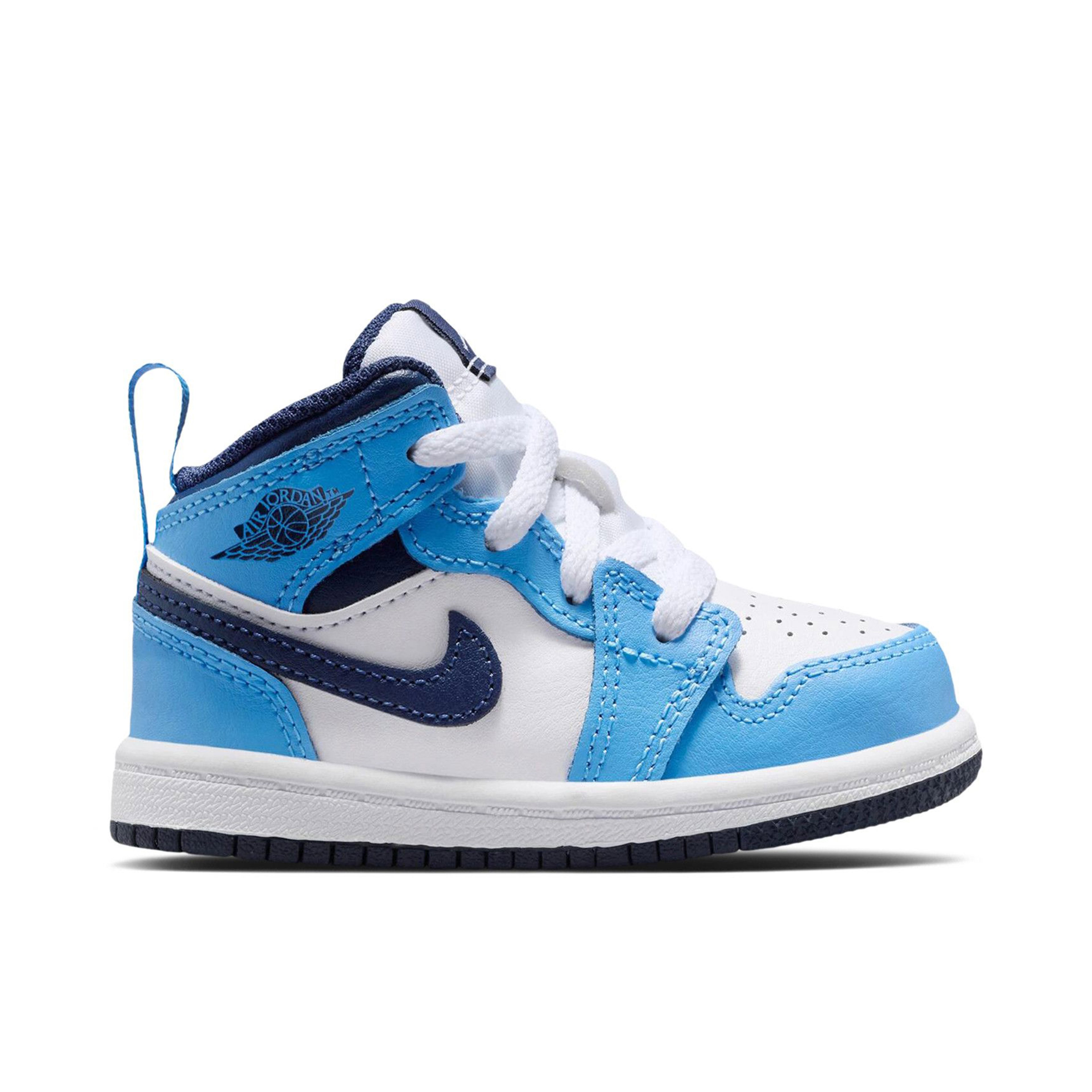 Air Jordan 1 Mid University Blue Midnight Navy TD
