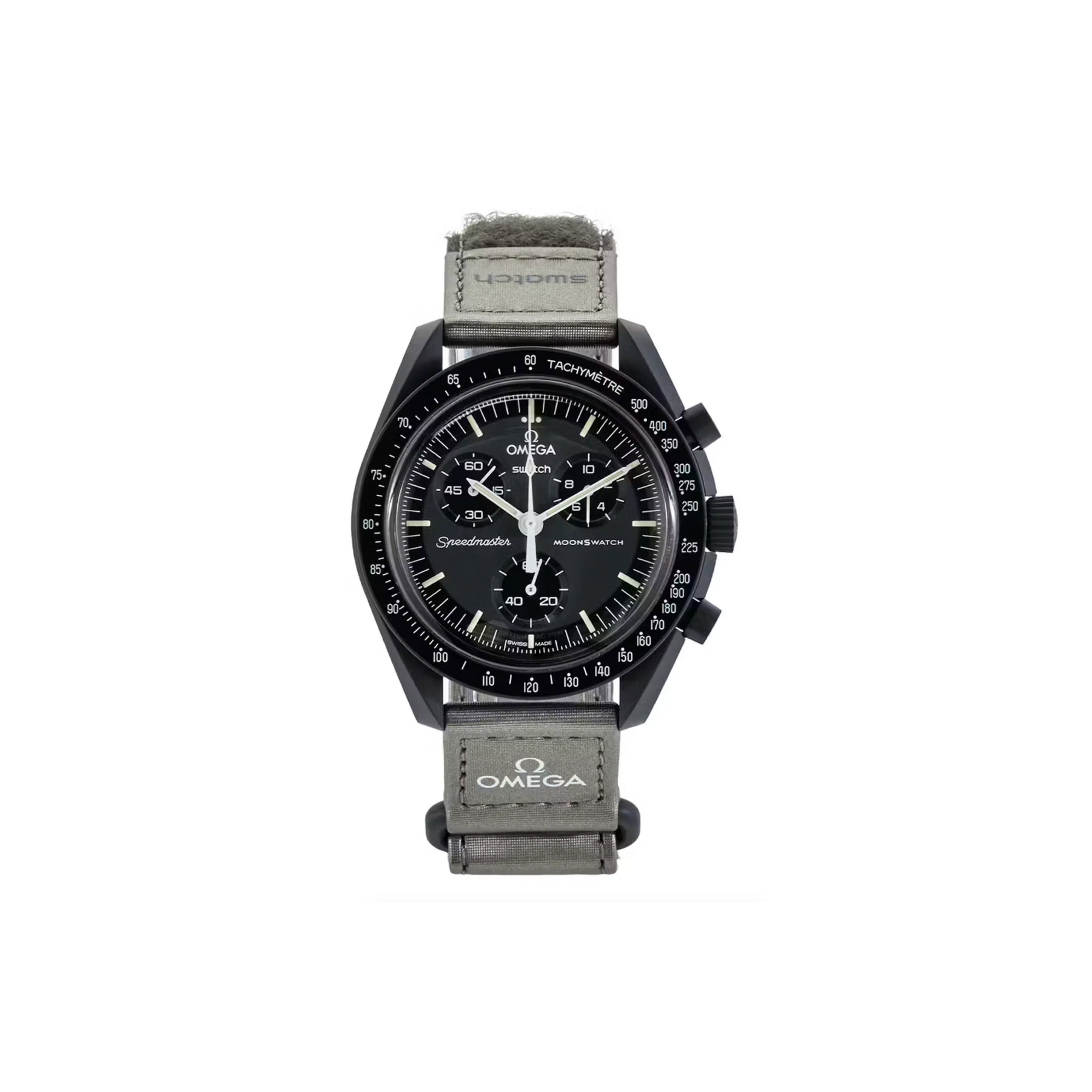 OMEGA(オメガ) 腕時計美品  BIOCERAMIC MOONSWATCH MISSION TO MERCURY SO33A100 ボーイズ マーキュリー/クロノグラフ/SWATCHコラボ ダークグレー OMEGA（オメガ） ×スウォッチ ムーンスウォッチ MISSION TO MERCURY