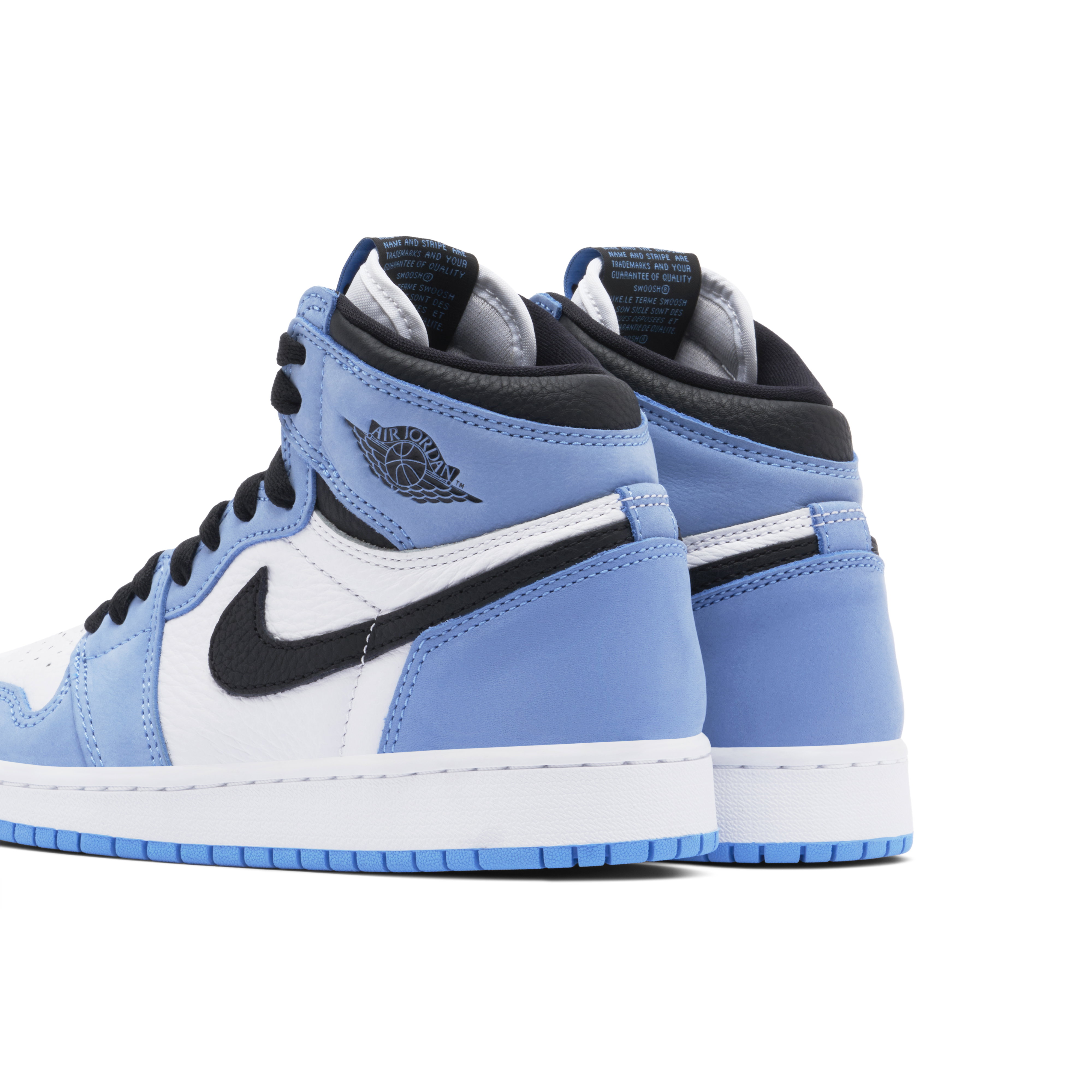Air Jordan 1 Retro High White University Blue Black GS | 575441