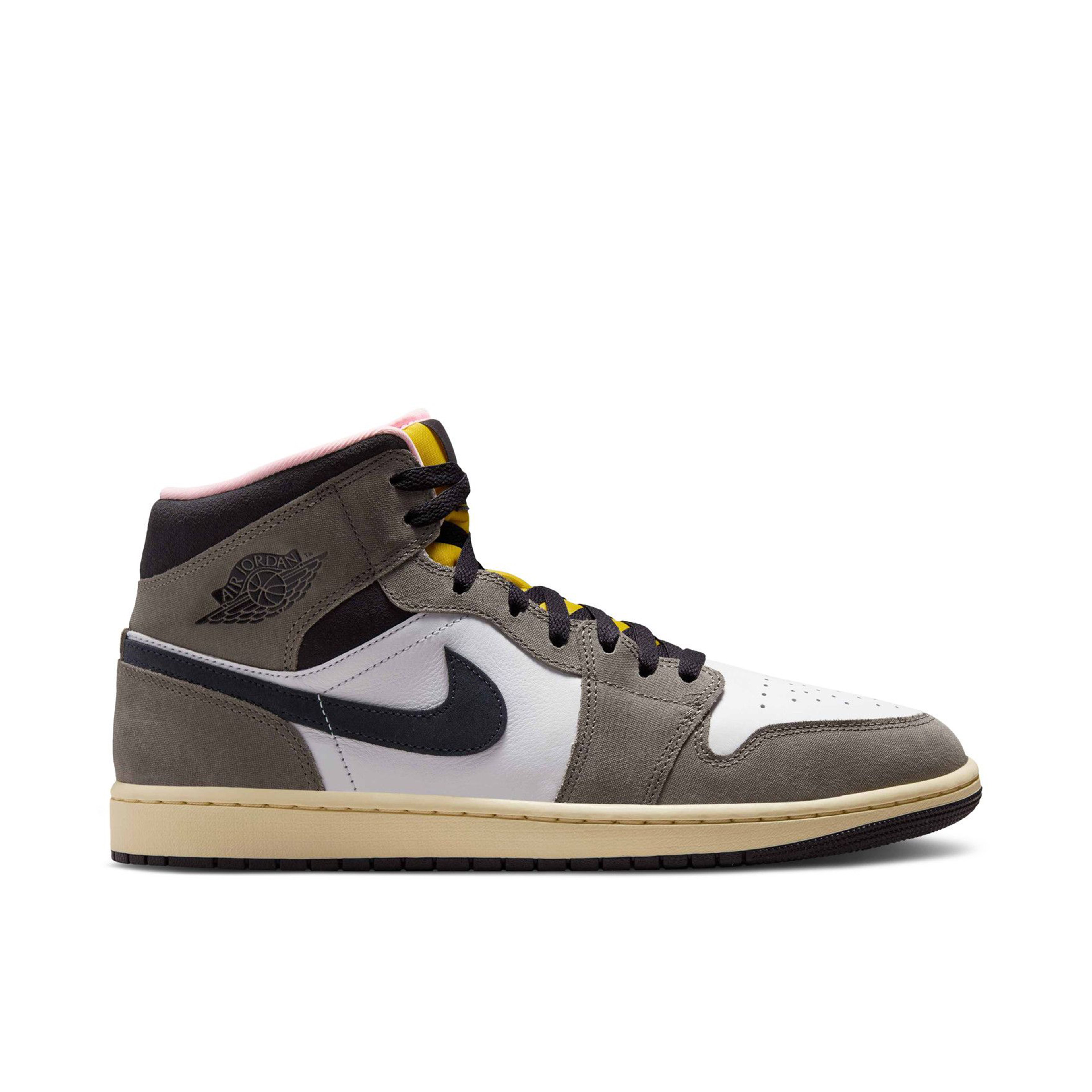 Air Jordan 1 Mid SE White Cave Stone