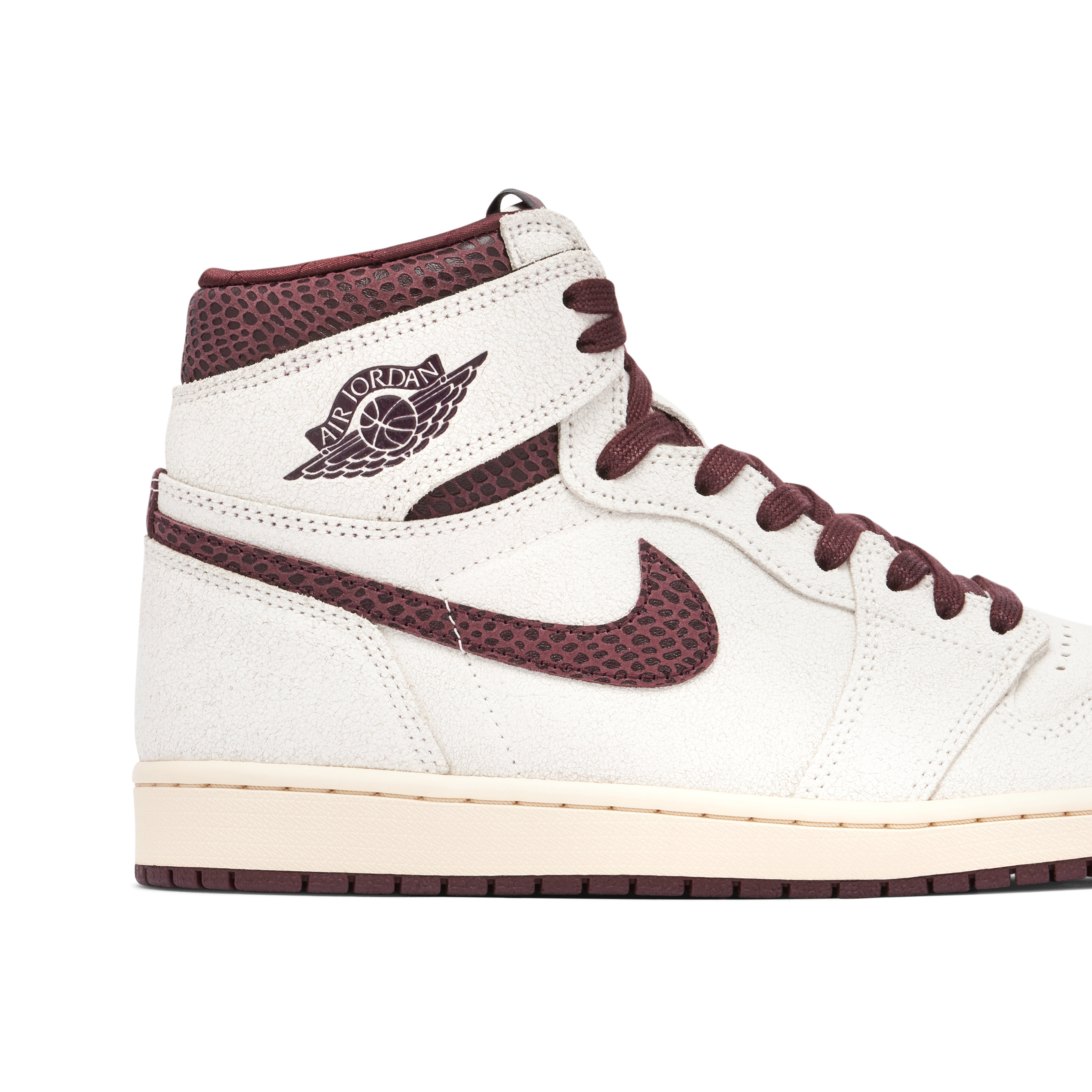 A Ma Maniere x Air Jordan 1 Burgundy Sail | DO7097-100 | Laced