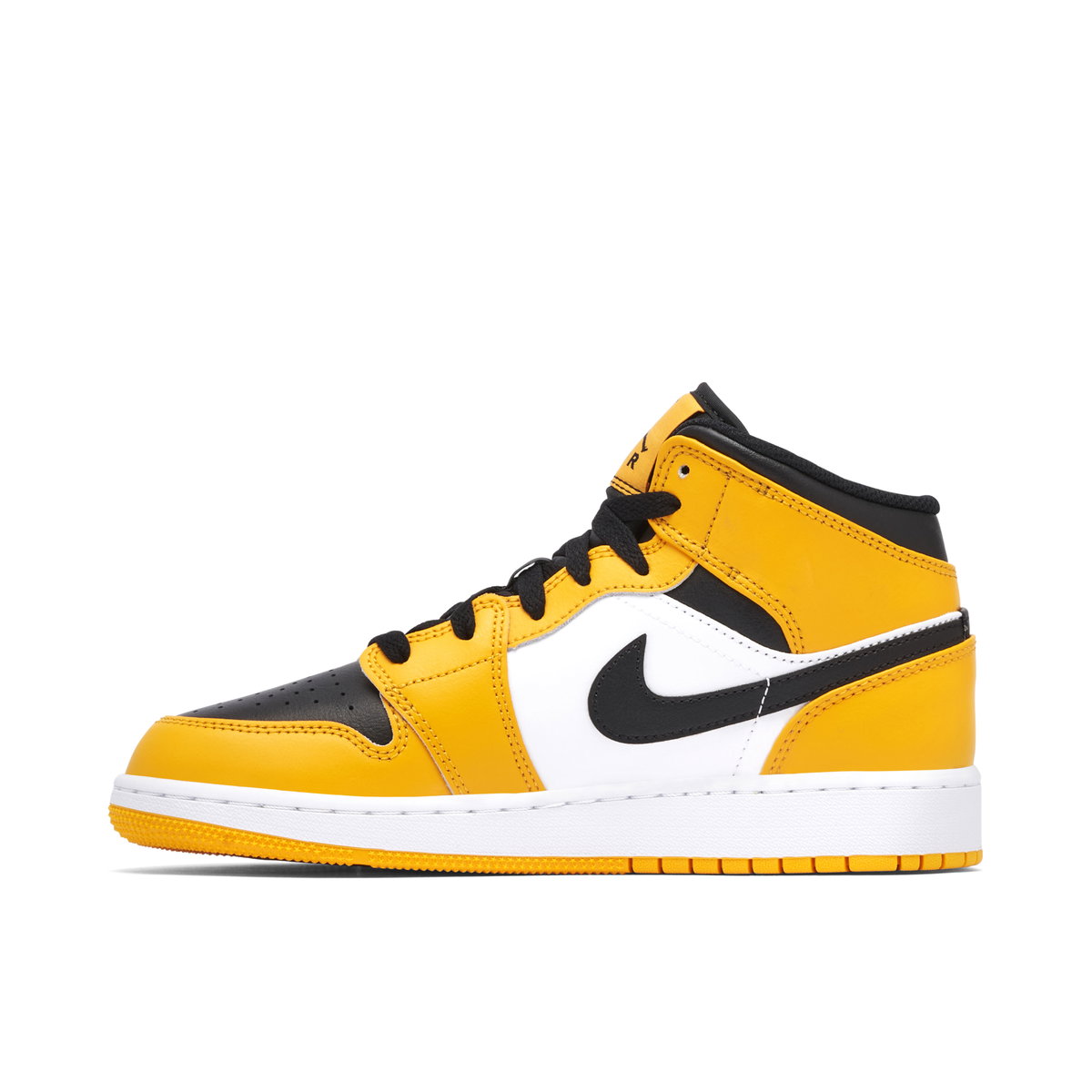 Air Jordan 1 Mid yellow toe sneakers size 7.5 RARE? Sz 11 - Nike Air Jordan 1 MID SE YELLOW TOE BLACK  main image 2